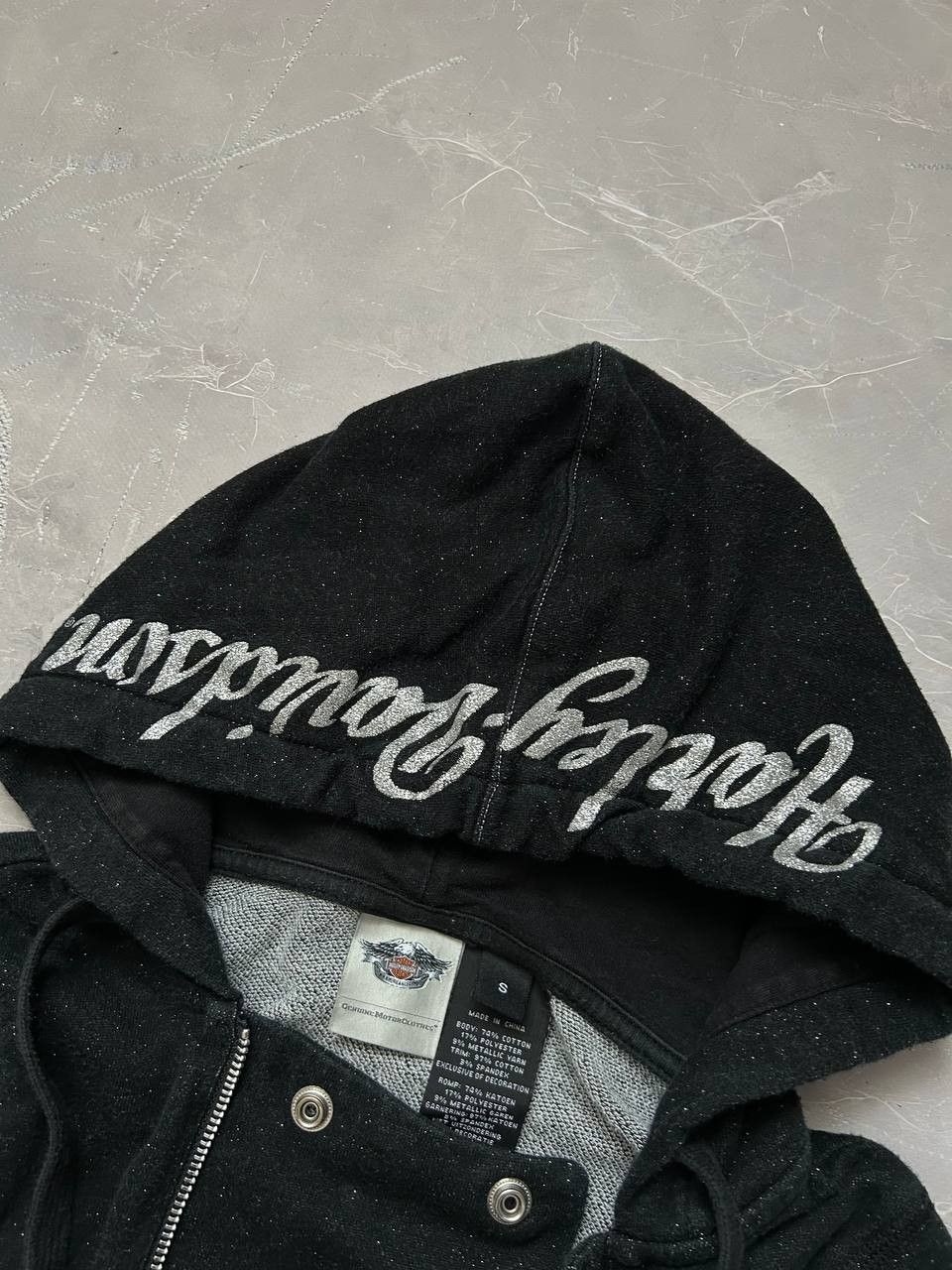 Harley Davidson Harley-Davidson 1/4 zip Hoodie Size S / US 4 / IT 40 - 4 Thumbnail