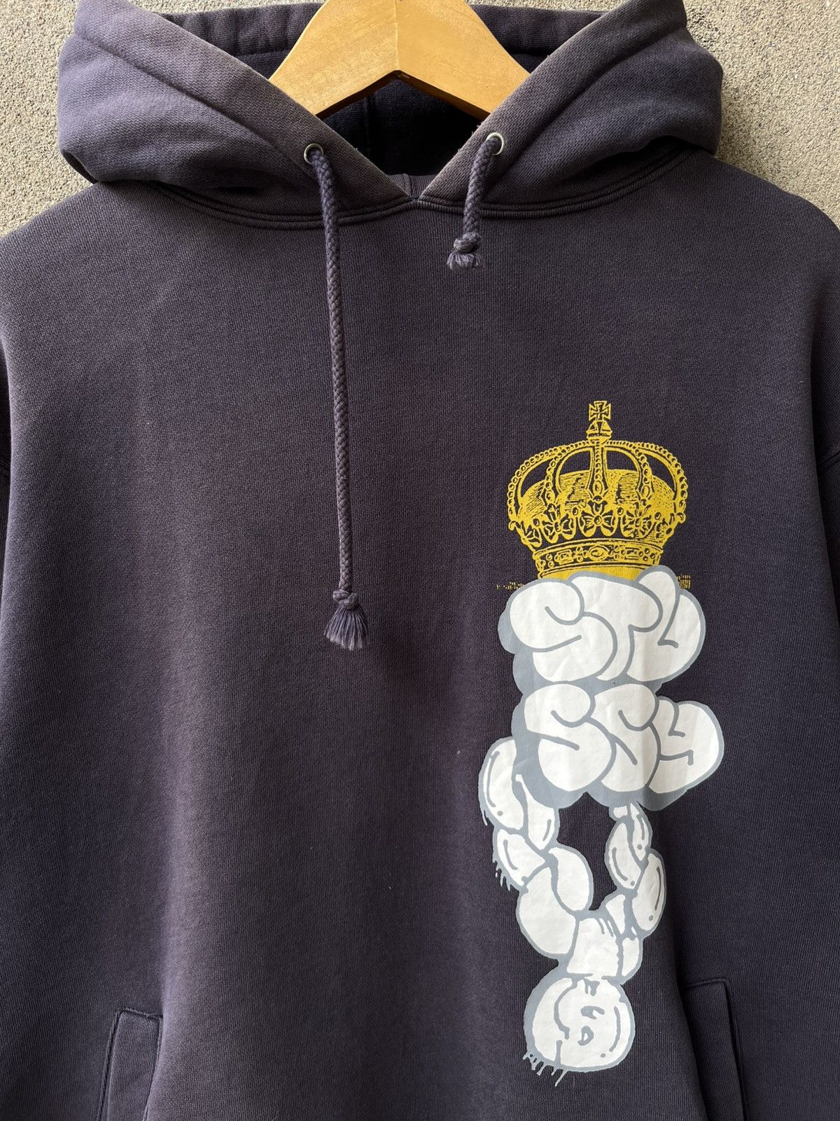 Stussy Vintage 00s stussy hoodie crown Size US L / EU 52-54 / 3 - 3 Thumbnail
