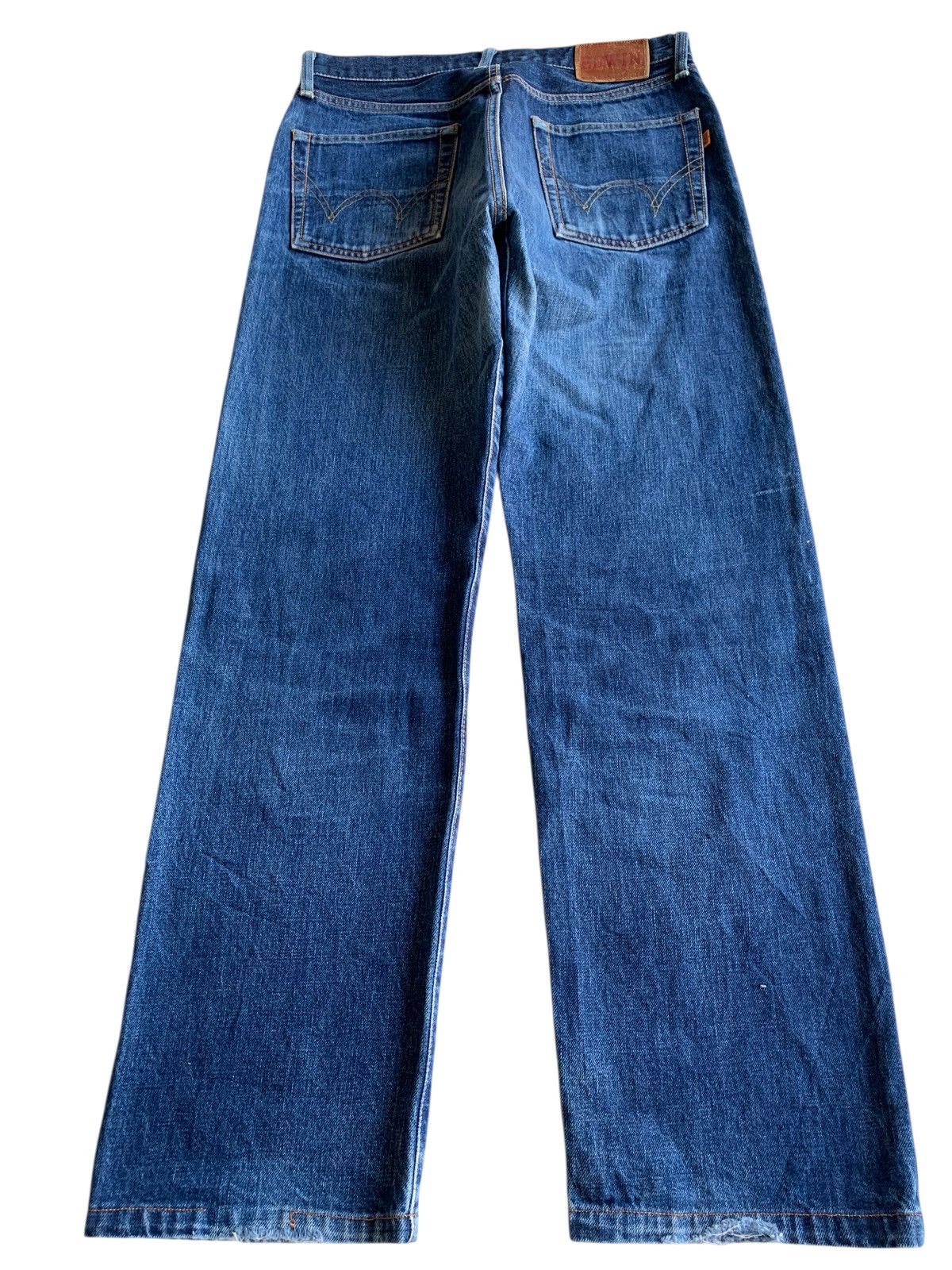 Edwin VINTAGE EDWIN 505XX SELVEDGE FADED JAPANESE DISTRESSED DENIM Size US 30 / EU 46 - 4 Thumbnail