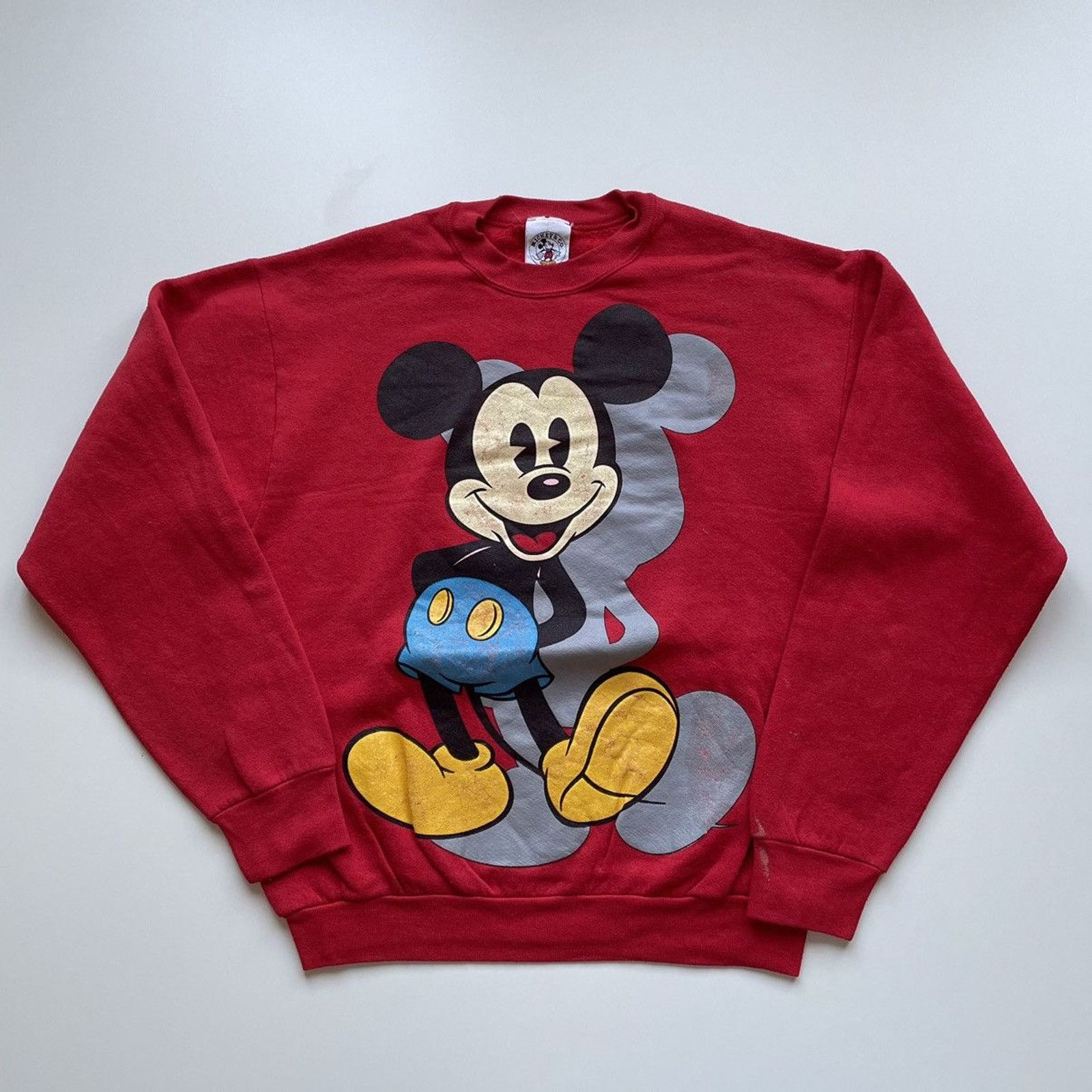 Disney Vintage 90s Mickey Mouse Disney Cartoon Crewneck Small Rare Size US M / EU 48-50 / 2 - 1 Thumbnail