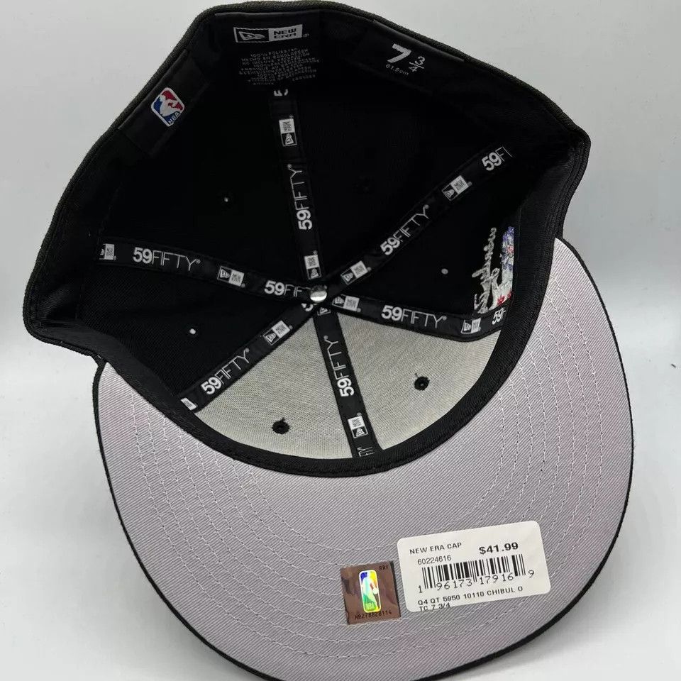 New Era Chicago Bulls Windy City NBA 7 3/4 Hat Fitted Cap New Men Size ONE SIZE - 5 Thumbnail