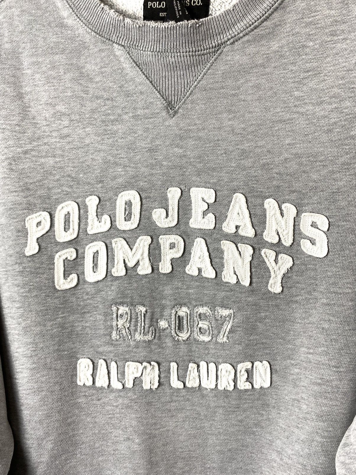 Ralph Lauren Fabric Distressed Vintage Polo Ralph Lauren Sweatshirt RRL Size US L / EU 52-54 / 3 - 3 Thumbnail
