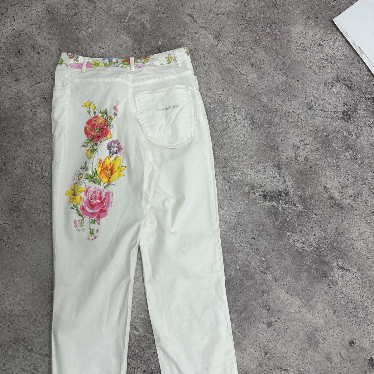 Paul & Shark Vintage 00s Paul & Shark Yachting Floral print jeans y2k og Size 30" / US 8 / IT 44 - 3 Thumbnail