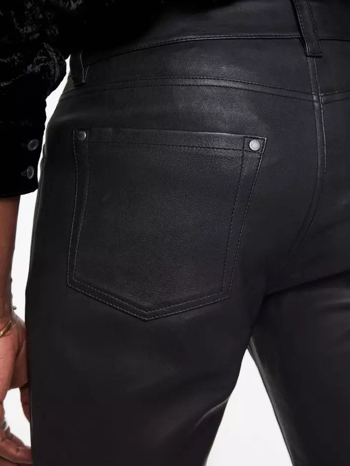 John Varvatos Rocker leather Pants size 30 Size US 30 / EU 46 - 5 Thumbnail