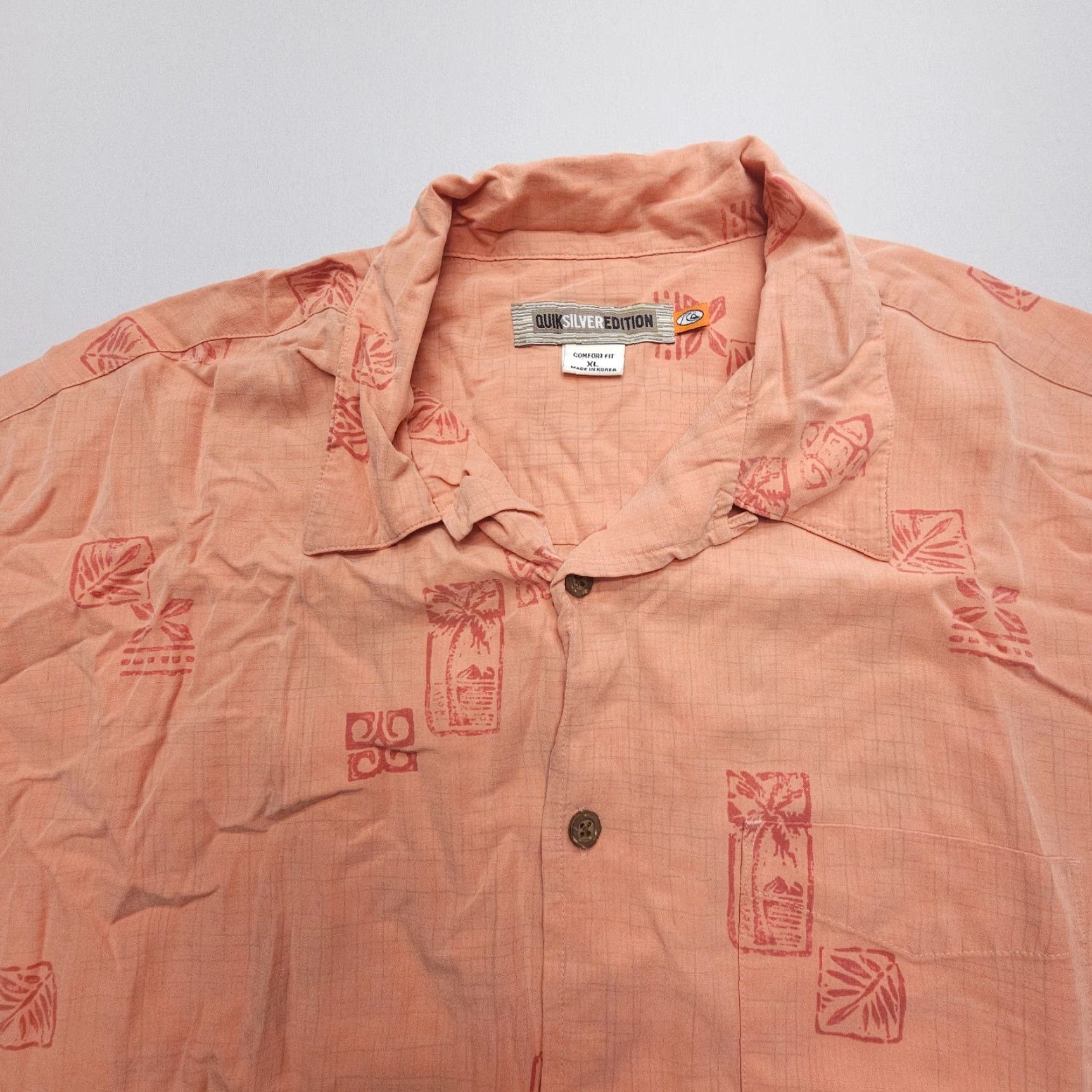 Quiksilver VINTAGE Quiksilver Shirt Mens XL Comfort Fit Floral Tropical Coastal Surf Skate Y2K Loop Size US XL / EU 56 / 4 - 3 Thumbnail