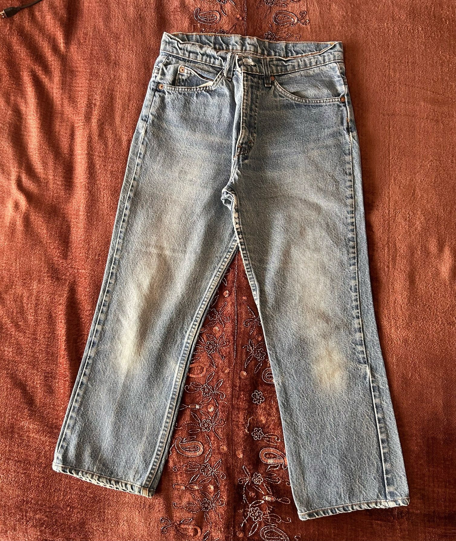 1983 Jeans Levi's 509 made USA/SF orange tab
