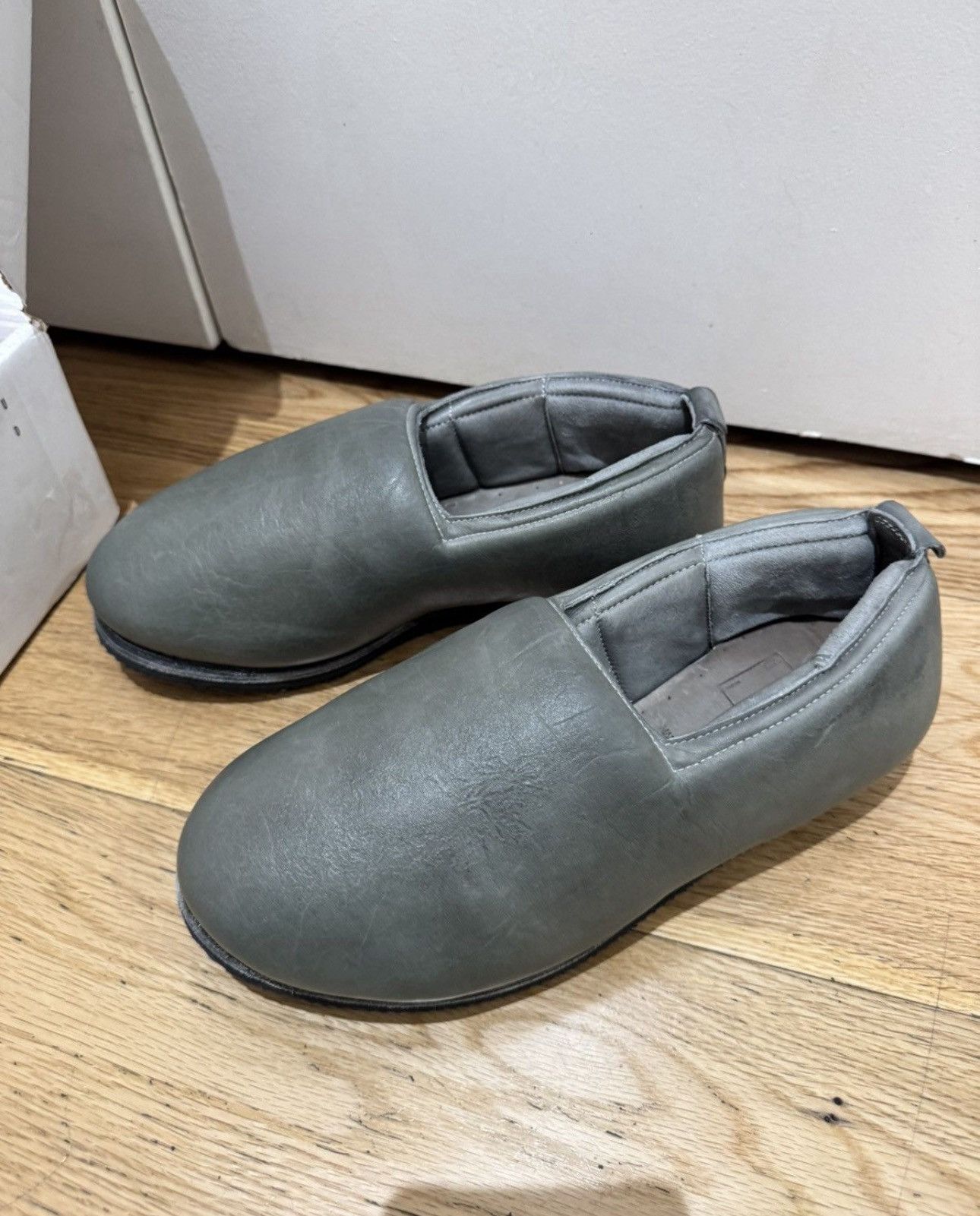 Guidi X Casey Casey 27Epz Sabot Clogs In Kangaroo Leather Shoes in Green, Women's (Size 9)