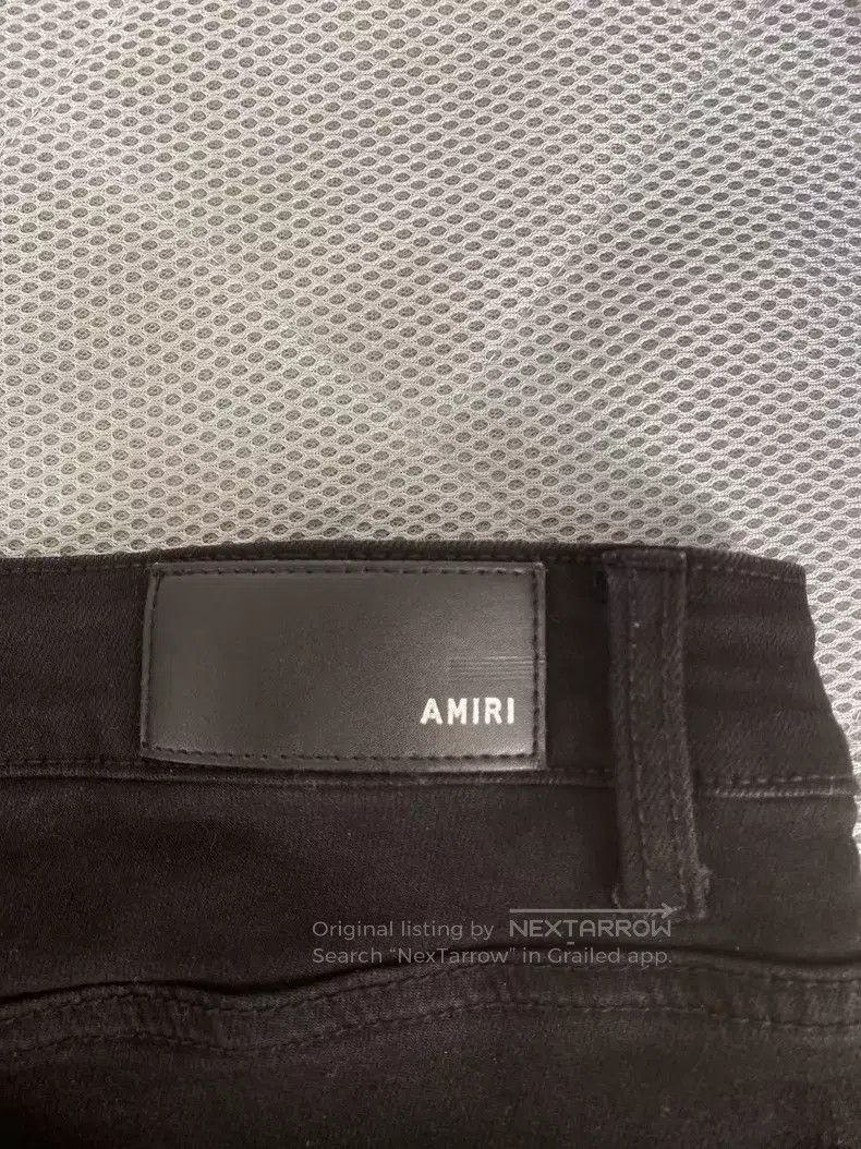 Amiri Amiri Ripped tight blue diamond ink design men's casual de Size US 32 / EU 48 - 4 Thumbnail