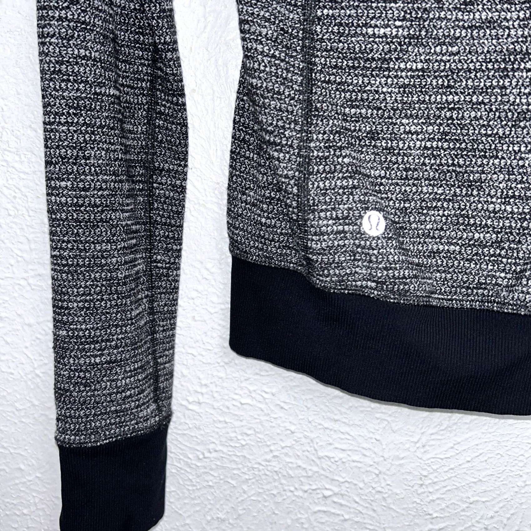 Lululemon Lululemon Coco Pique Black Jacket Full Zip Women’s 2 Be Present Size XS / US 0-2 / IT 36-38 - 5 Thumbnail