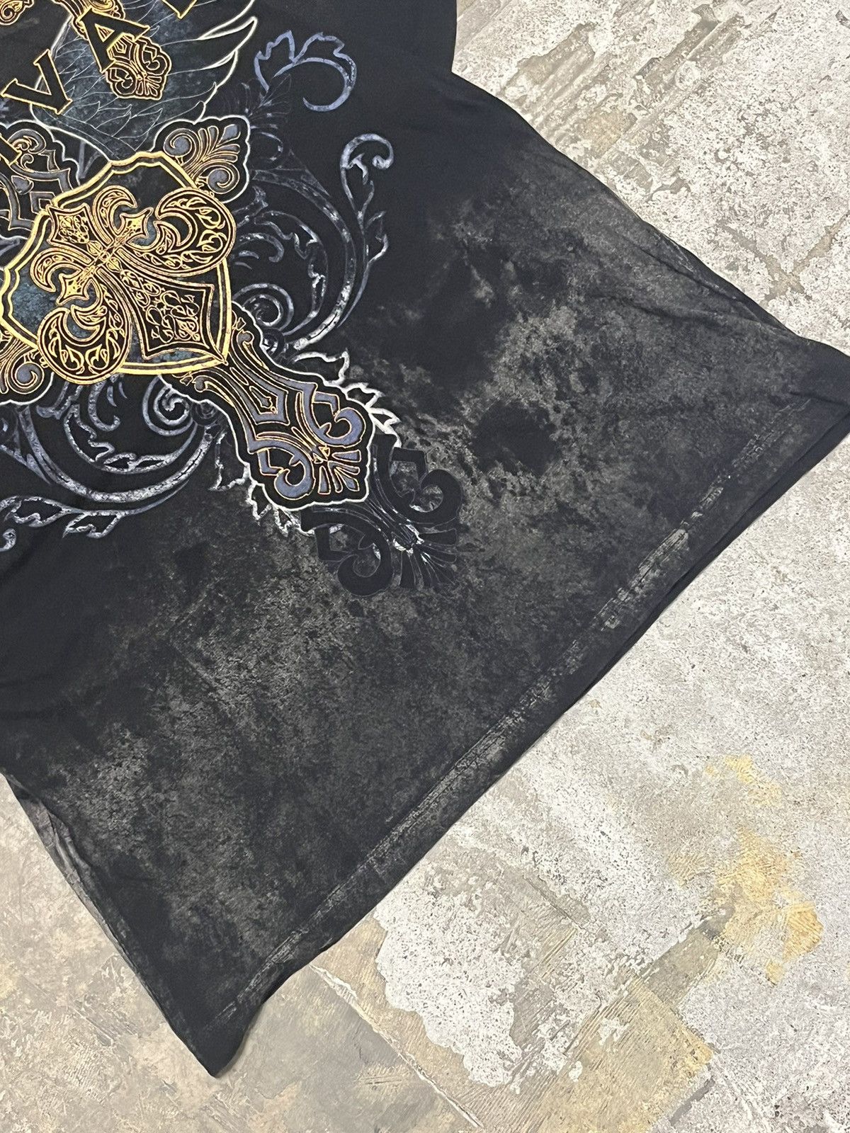 Affliction × Vintage Affliction style grunge y2k skater hype opium goth emo tee Size US XXL / EU 58 / 5 - 4 Thumbnail
