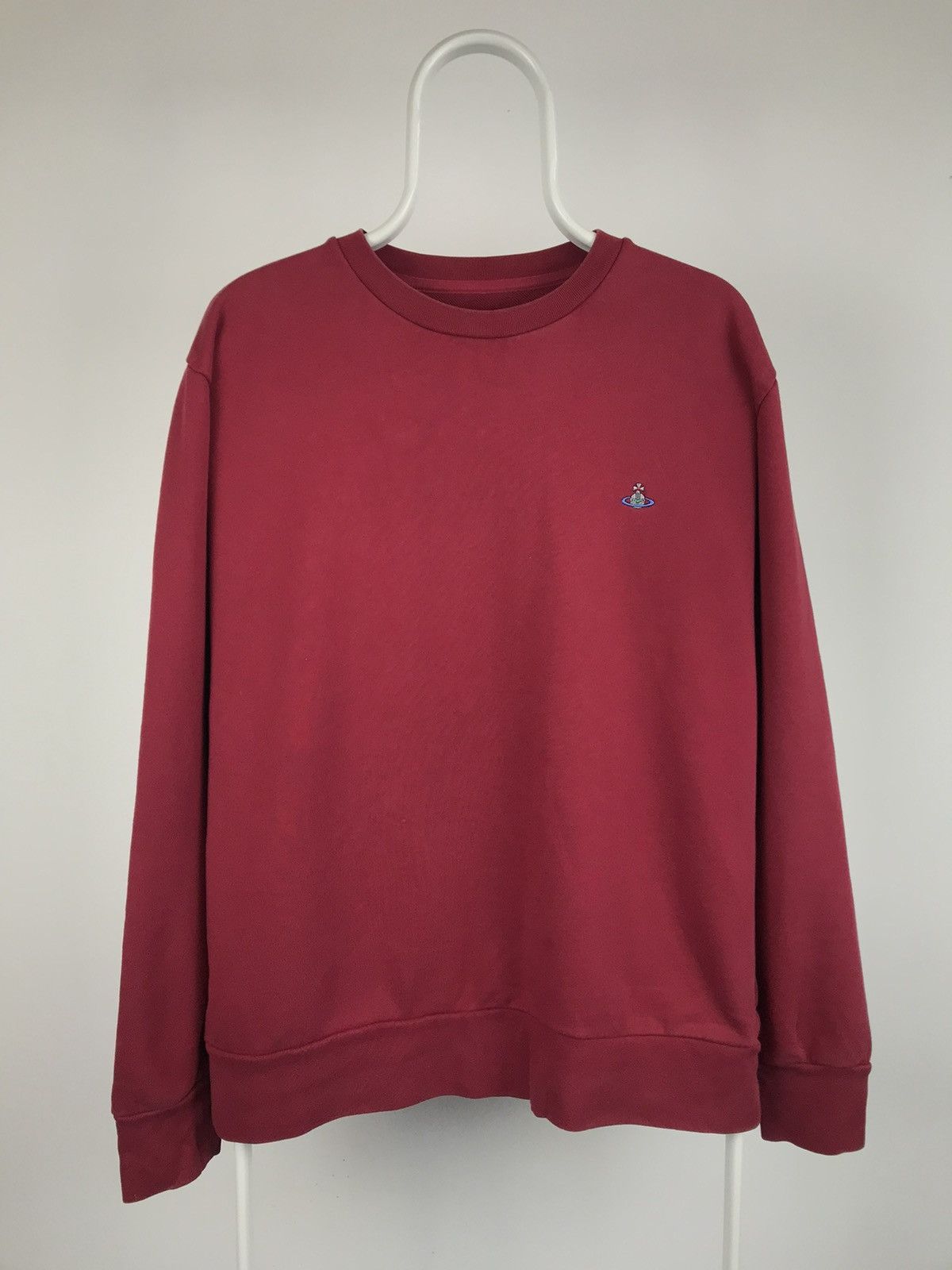image of Vivienne Westwood Luxury Sweatshirt Crewneck in Red, Men's (Size Large)