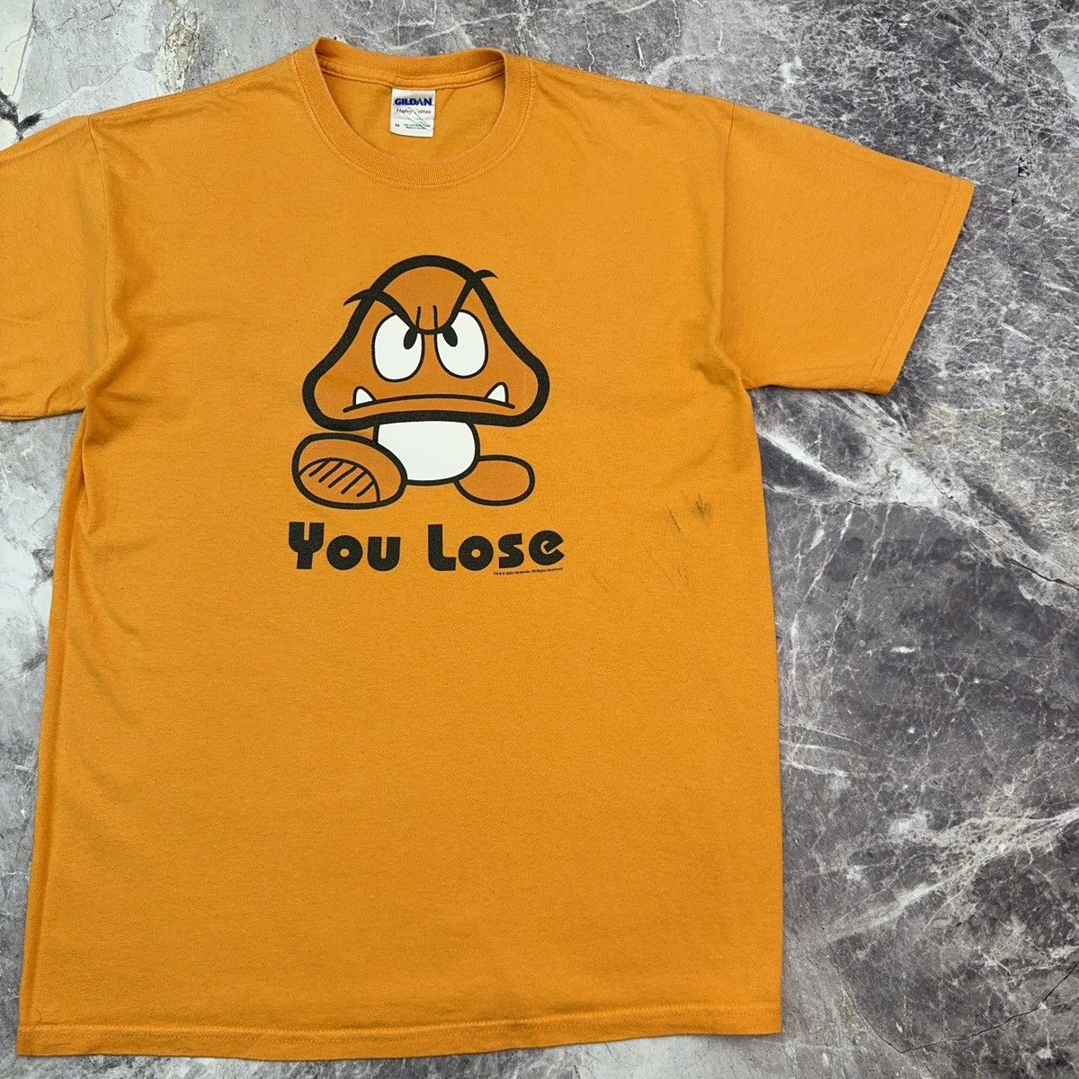 Nintendo × The Game × Vintage Vintage Mario T shirt You Lose Goomba 2005 Nintendo Game M Size US M / EU 48-50 / 2 - 5 Thumbnail