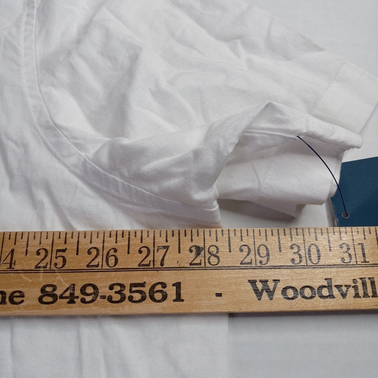 George George Poplin Shirt Men's 3XL (54-56) White Classic Fit Size US XXL / EU 58 / 5 - 4 Thumbnail