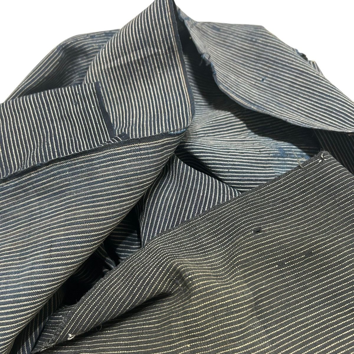 Japanese Brand 321 1930s BORO Japanese Indigo Fabric Vintage Cloth Kimono Size ONE SIZE - 15 Thumbnail