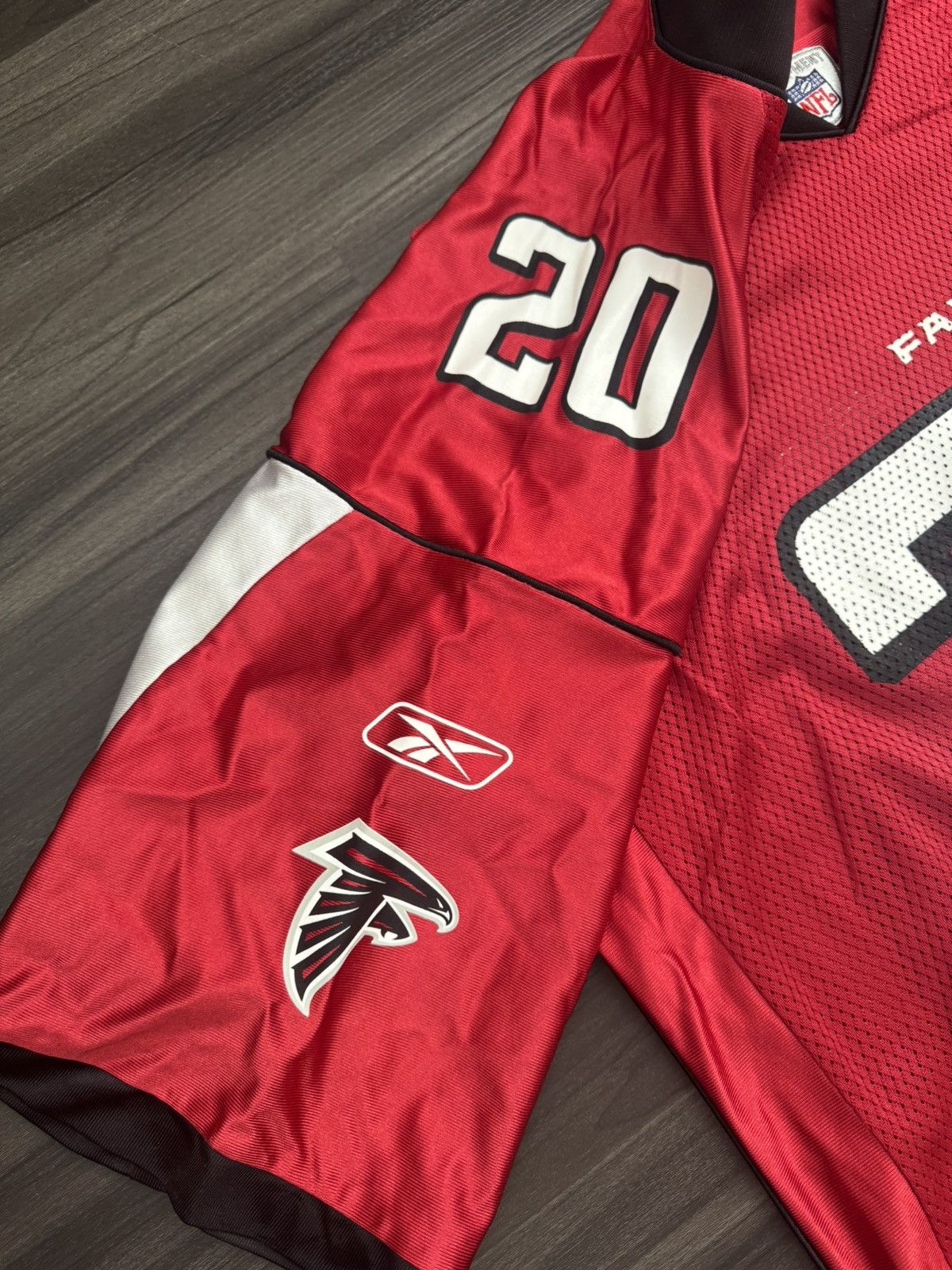 Reebok Atlanta Falcons Allen Rossum #20 NFL Equipment Home Jersey Size US XL / EU 56 / 4 - 5 Thumbnail