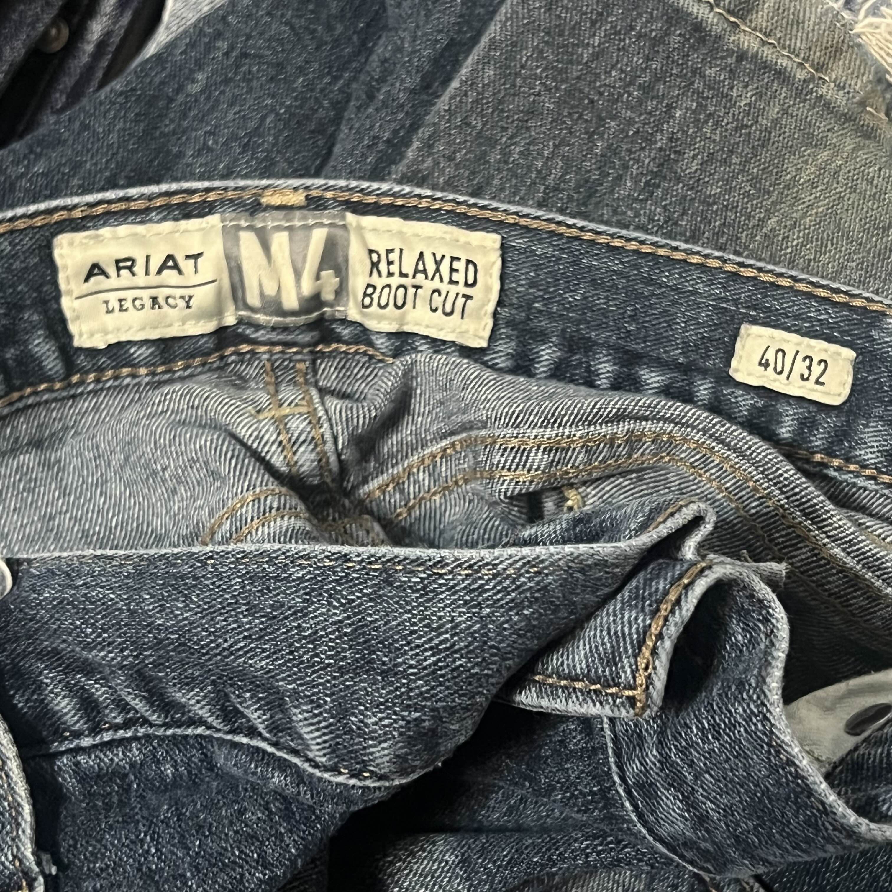 Ariat Ariat Legacy M4 Relaxed Bootcut Jeans 40x32 Western Workwear Size US 40 / EU 56 - 7 Thumbnail