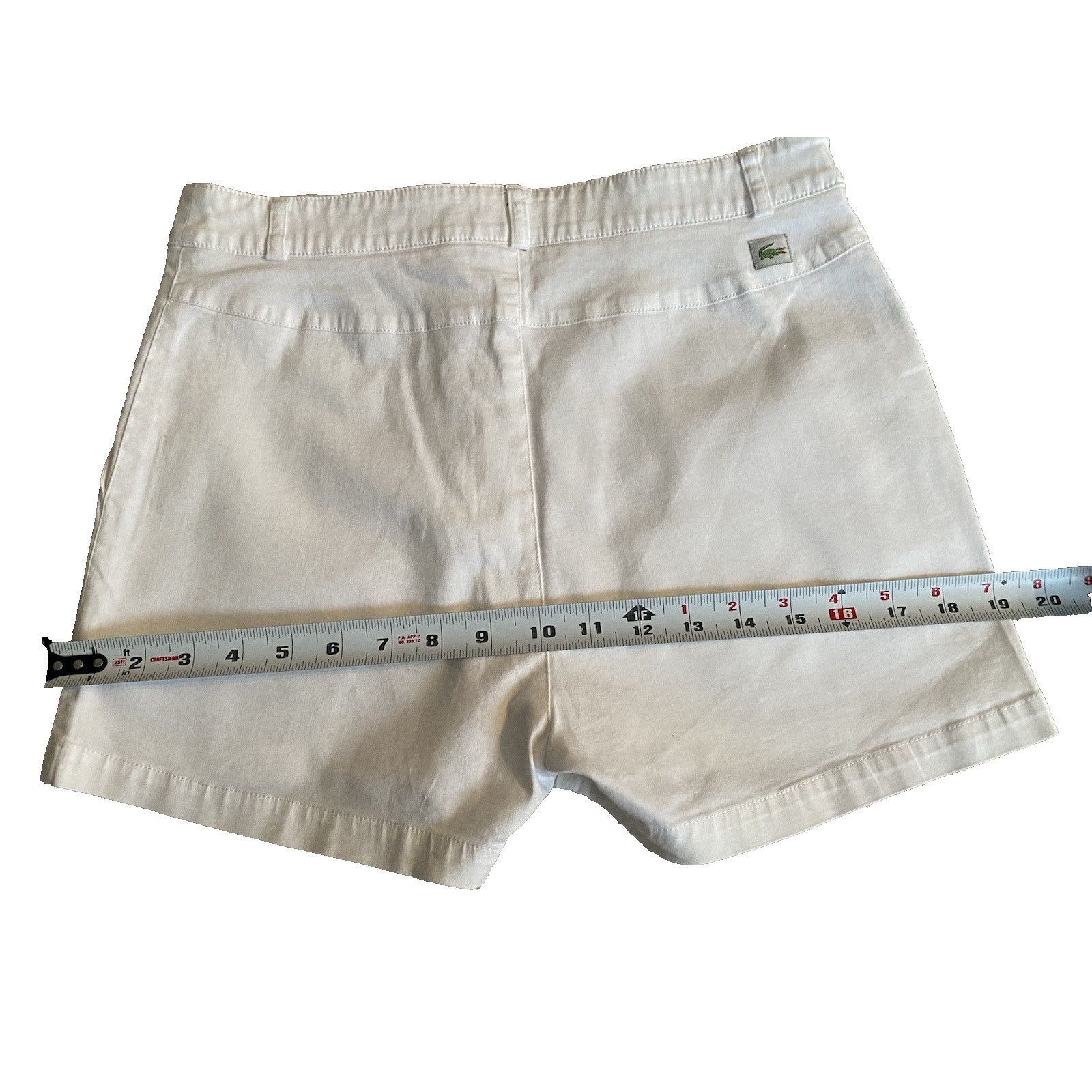 Lacoste Lacoste Tennis Shorts white sz 8/40 Vintage Size 30" / US 8 / IT 44 - 1 Thumbnail