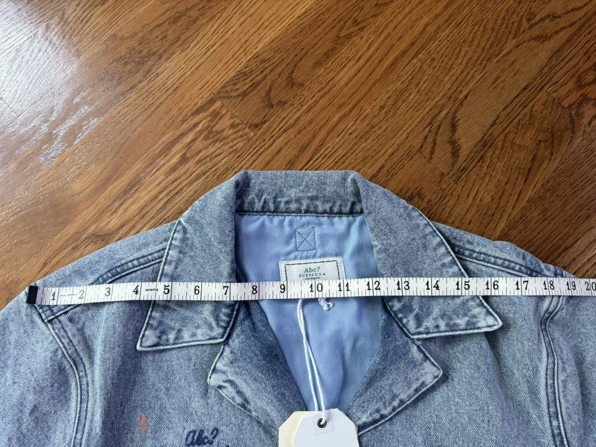 Advisory Board Crystals × Guess ABC Painted Blue Denim Jacket ABCd. Artist Recluse Jean Size US S / EU 44-46 / 1 - 15 Thumbnail