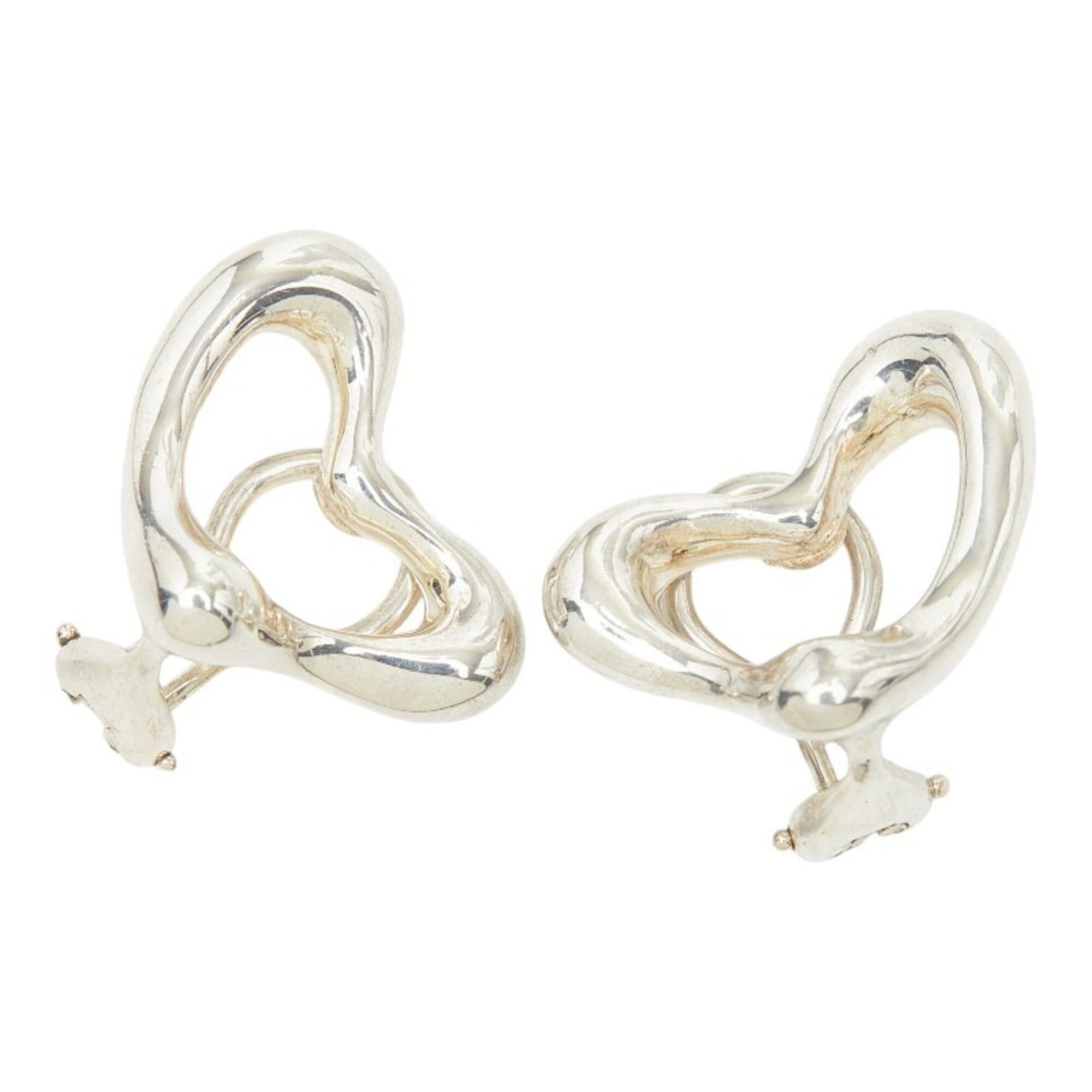 Tiffany & Co. Tiffany & Co. Elsa Peretti Open Heart Earrings, SV925 Silver, Women's. Size ONE SIZE - 1 Thumbnail