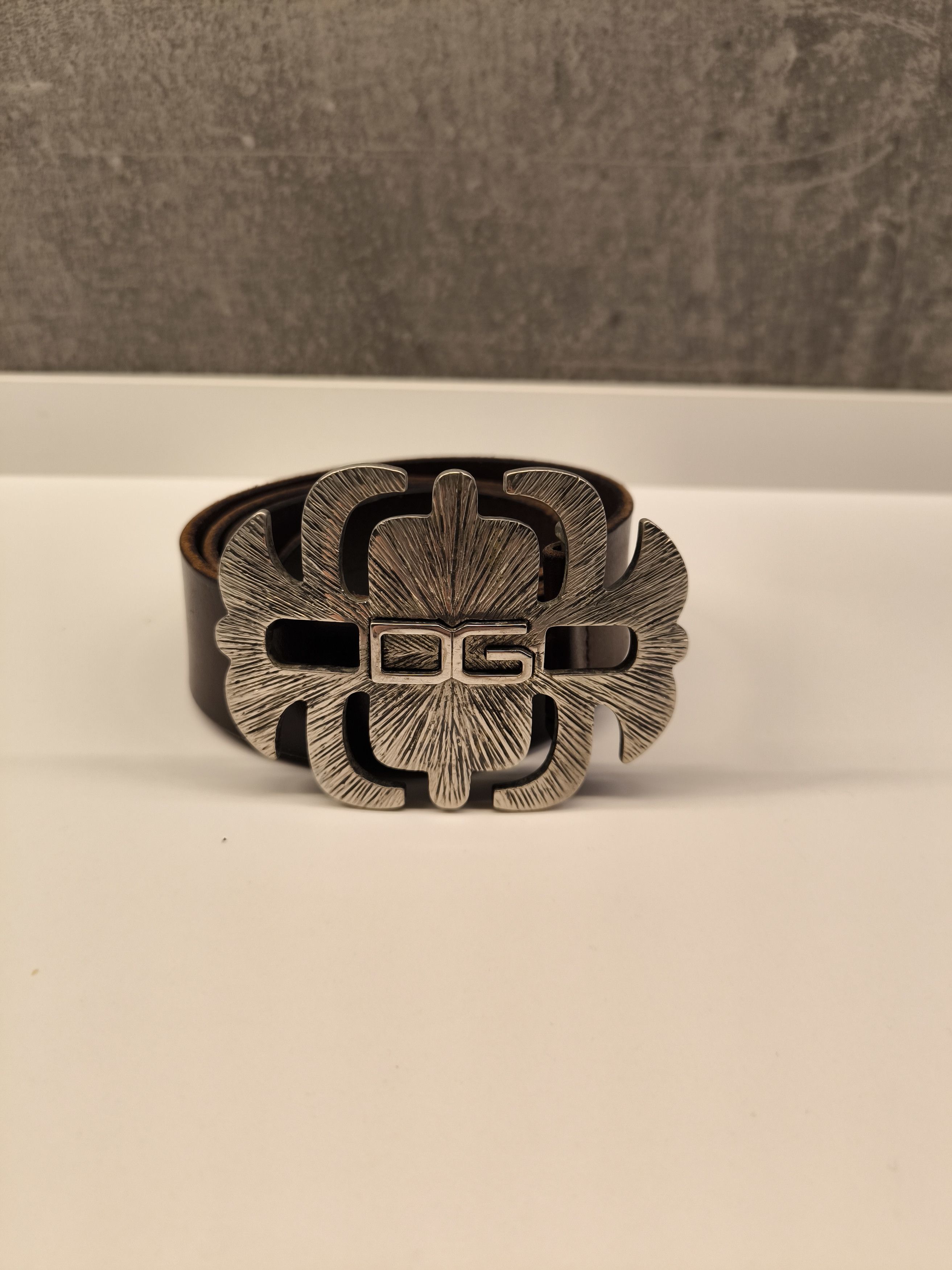 Dolce & Gabbana Dolce&Gabbana leather belt 95 cm Size ONE SIZE - 1 Thumbnail