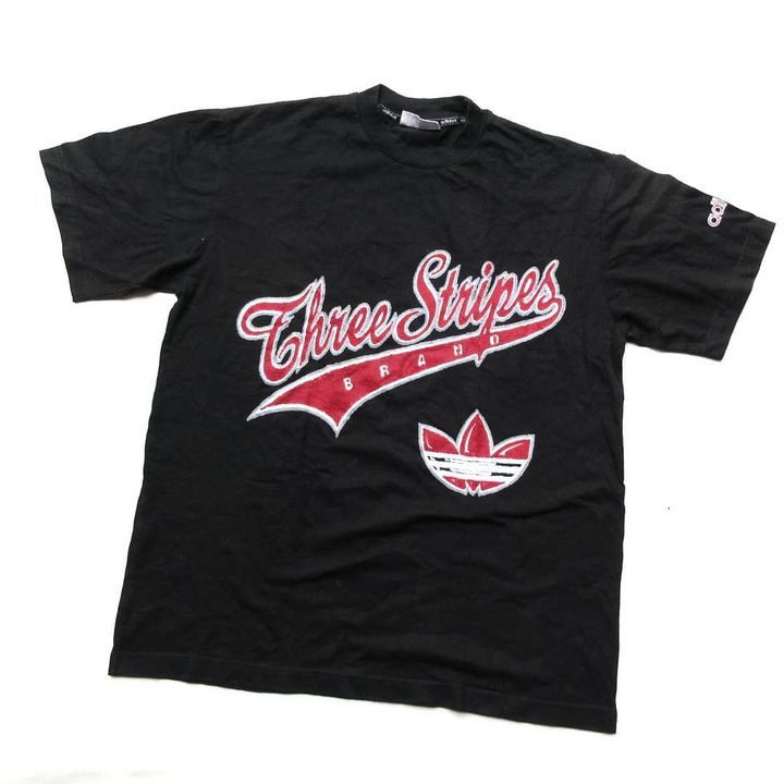 Adidas × Vintage Adidas Classic Mid 90s vintage design with Cotton ribbed Size US M / EU 48-50 / 2 - 1 Thumbnail