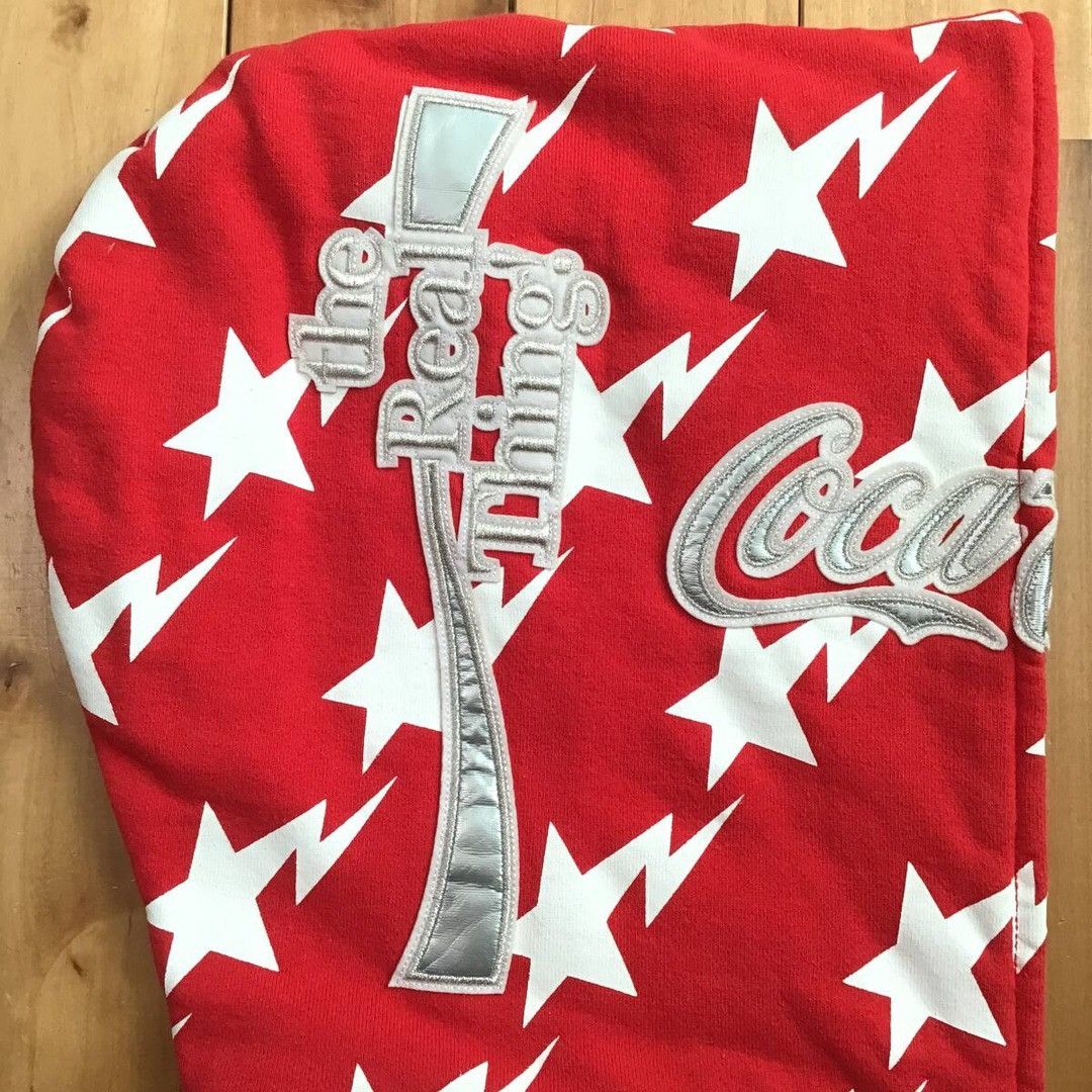 Bape × Coca Cola BAPE × COCA COLA full zip hoodie a bathing ape star BAPE STA Size US L / EU 52-54 / 3 - 3 Thumbnail