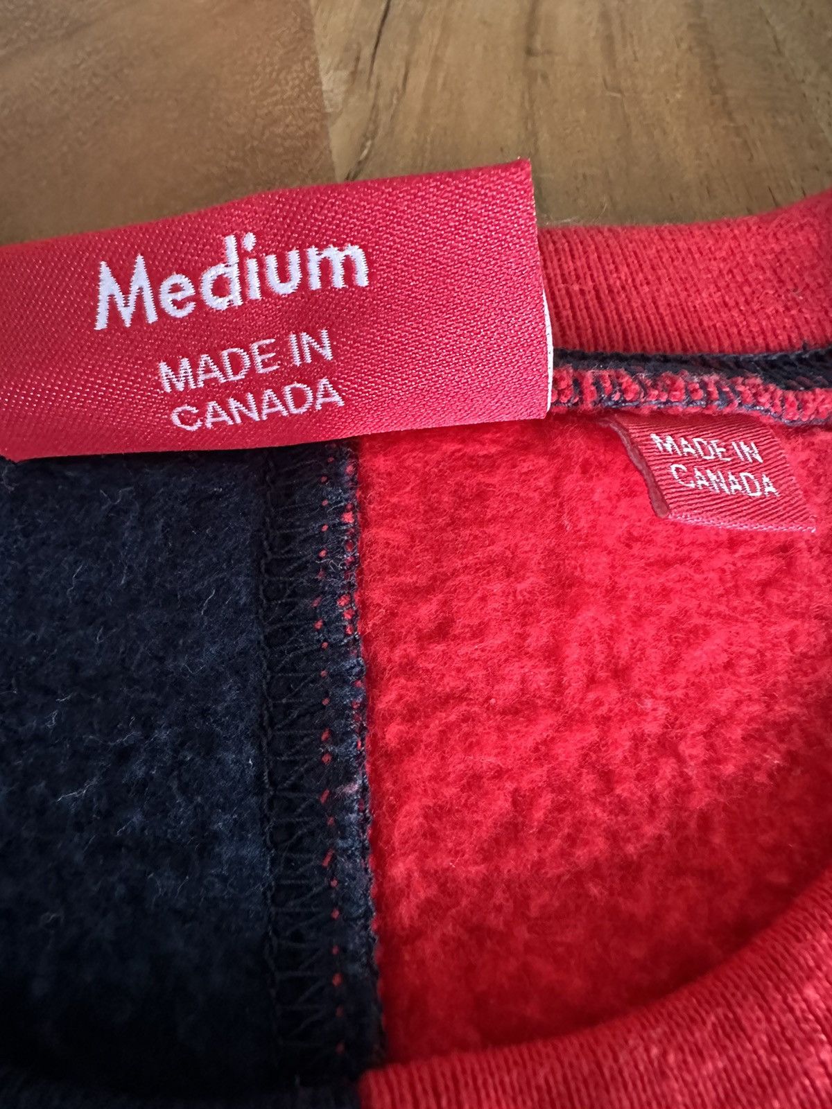 Supreme Supreme Split Crewneck (Red/Blue) Size US M / EU 48-50 / 2 - 4 Thumbnail