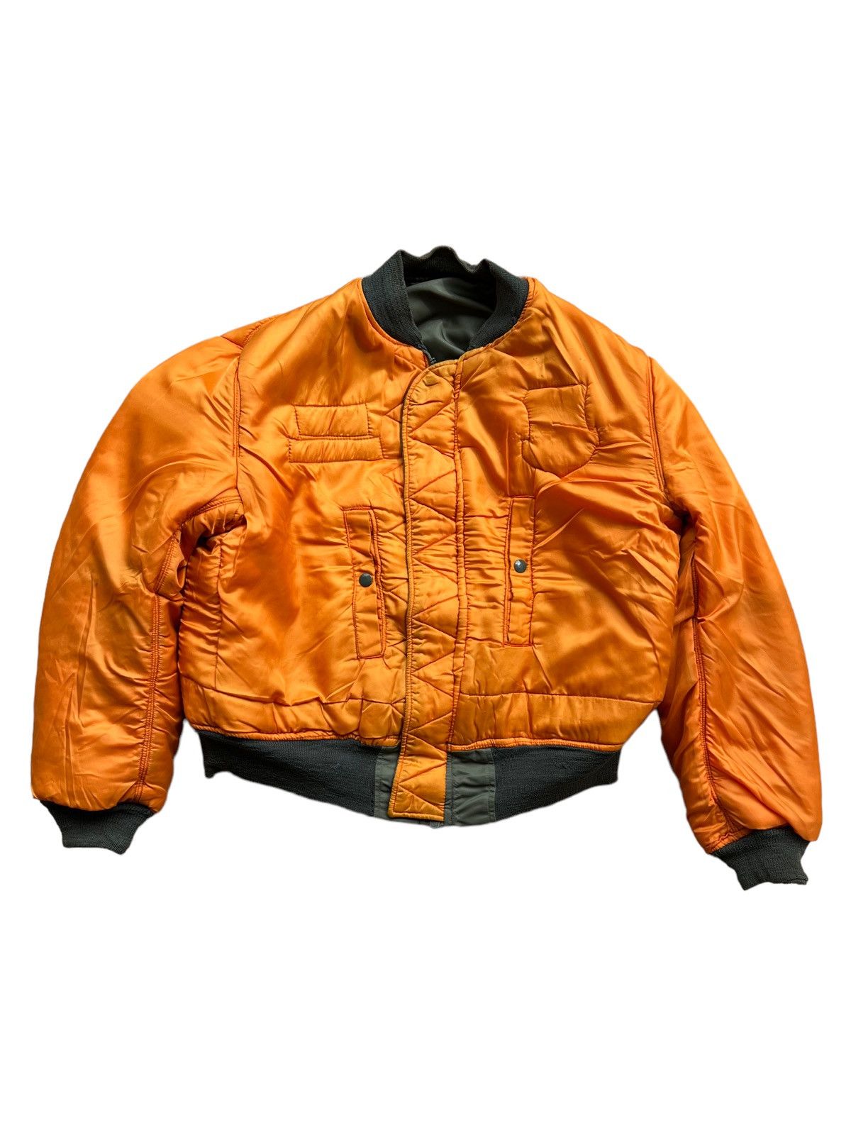 Alpha Industries VERY RARE VINTAGE JACKET FLIGHT BOMBER MA 1 ALPHA INDUSTRIES Size US L / EU 52-54 / 3 - 3 Thumbnail