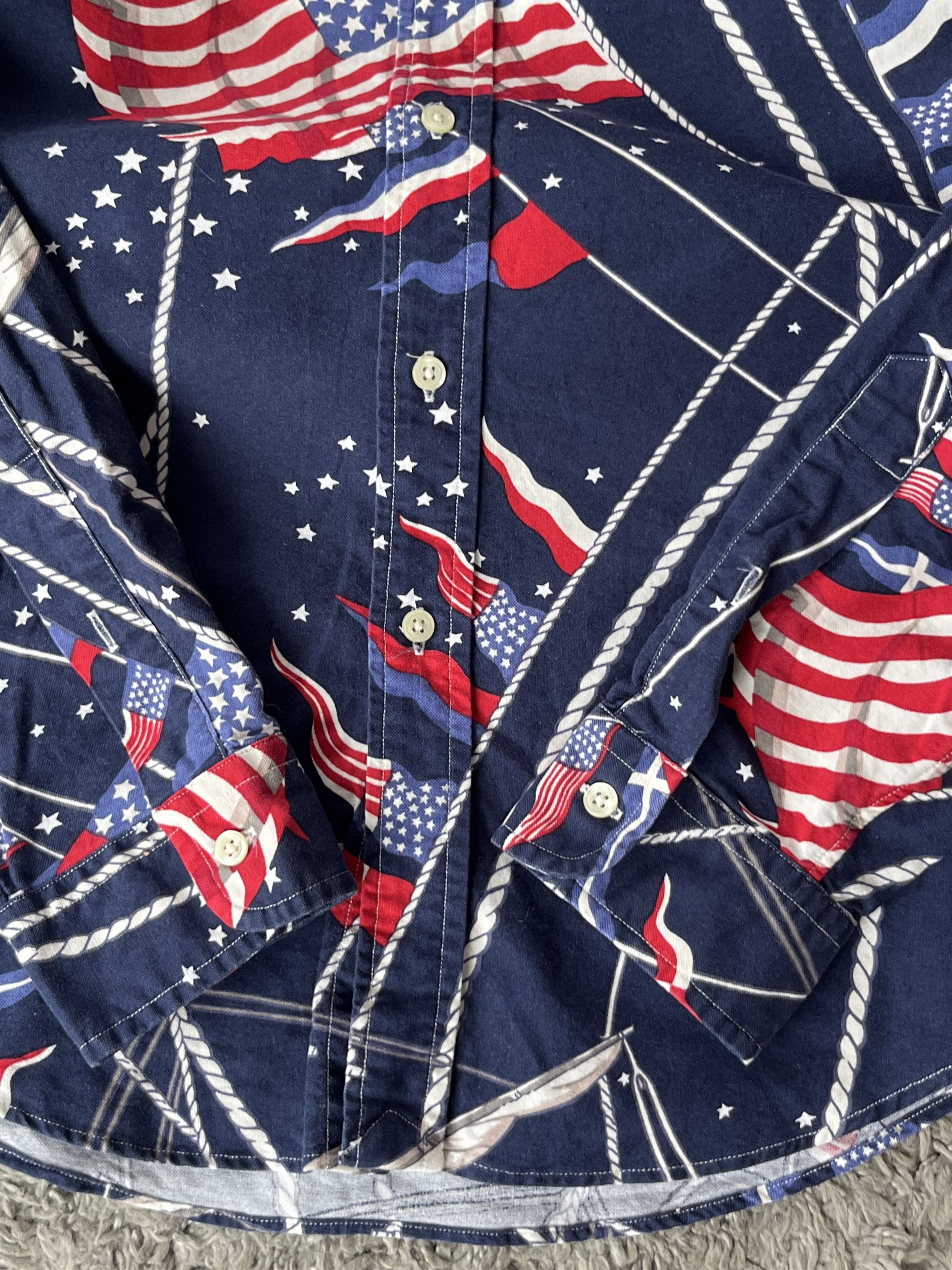 Ralph Lauren Vintage Shirt Button Up Ralph Lauren AMERICA Streetwear Size US M / EU 48-50 / 2 - 7 Thumbnail
