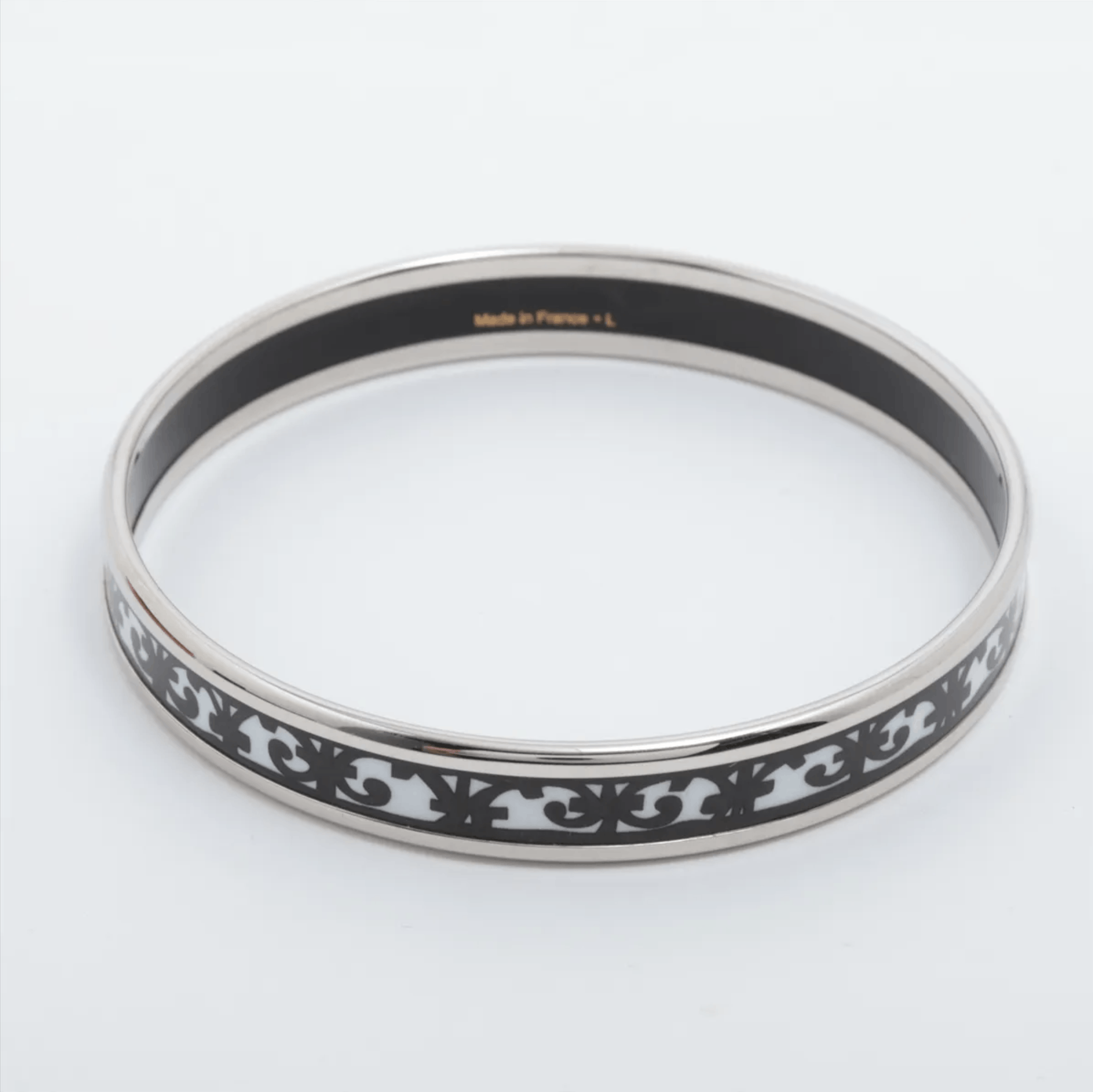 Hermes Hermes Black Balcons du Guadalquivir Bangle Size ONE SIZE - 4 Thumbnail