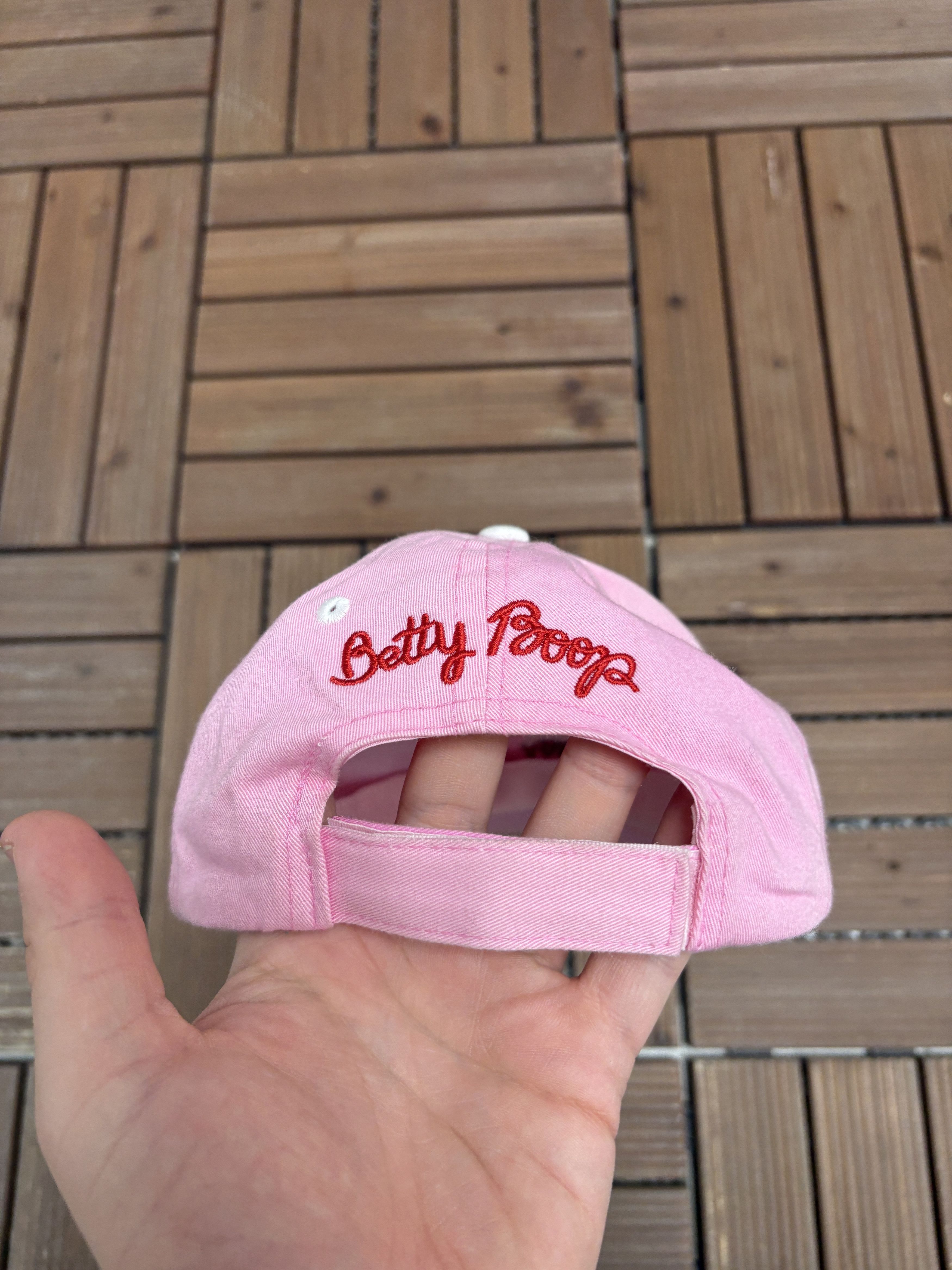 Vintage Betty Boop Embroidered Vintage Pink Hat Cap Size ONE SIZE - 5 Thumbnail