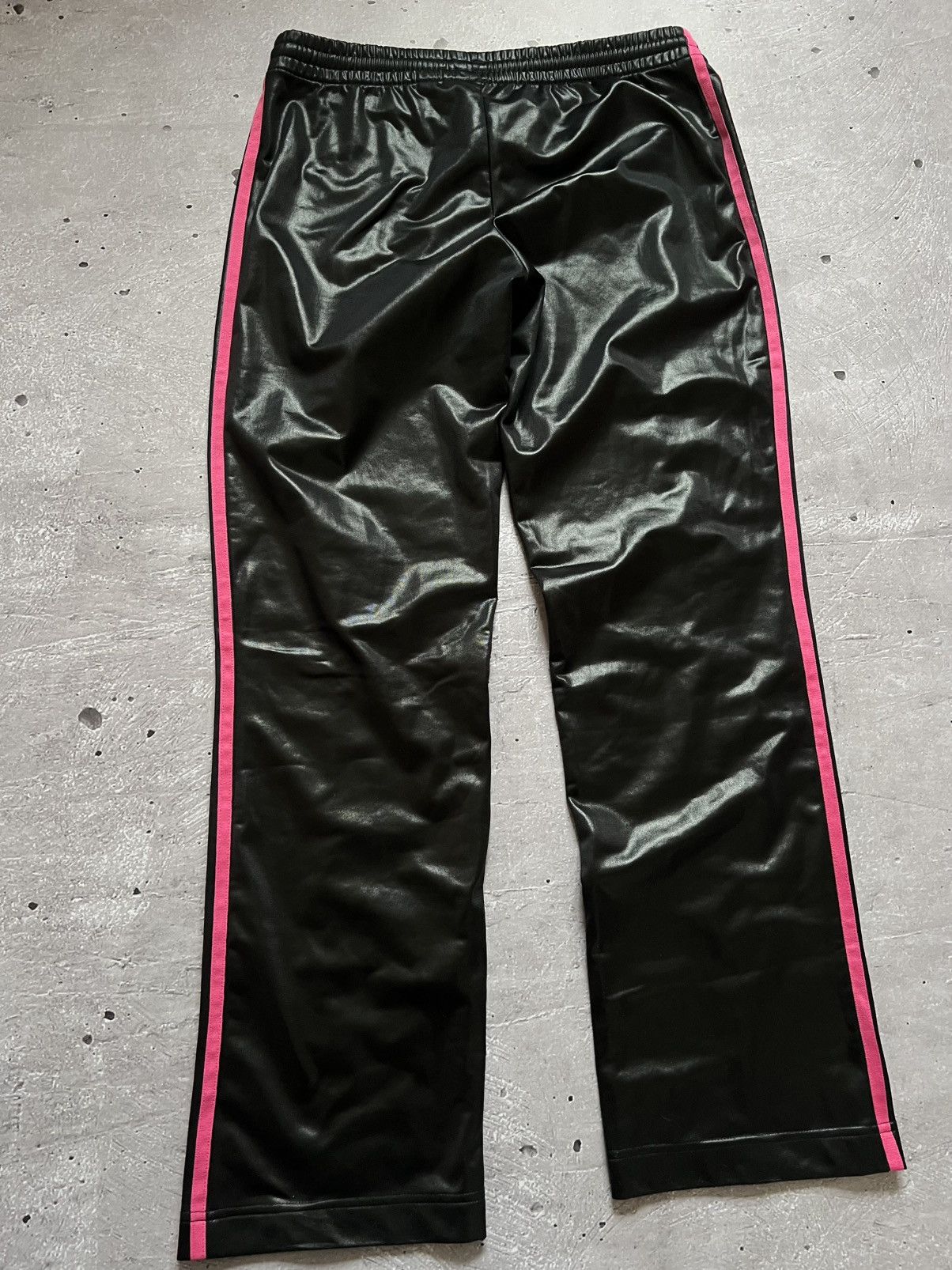 Adidas Adidas Black Pink Shiny Tracksuit Pants Size 38 Women Size 28" / US 6 / IT 42 - 8 Thumbnail