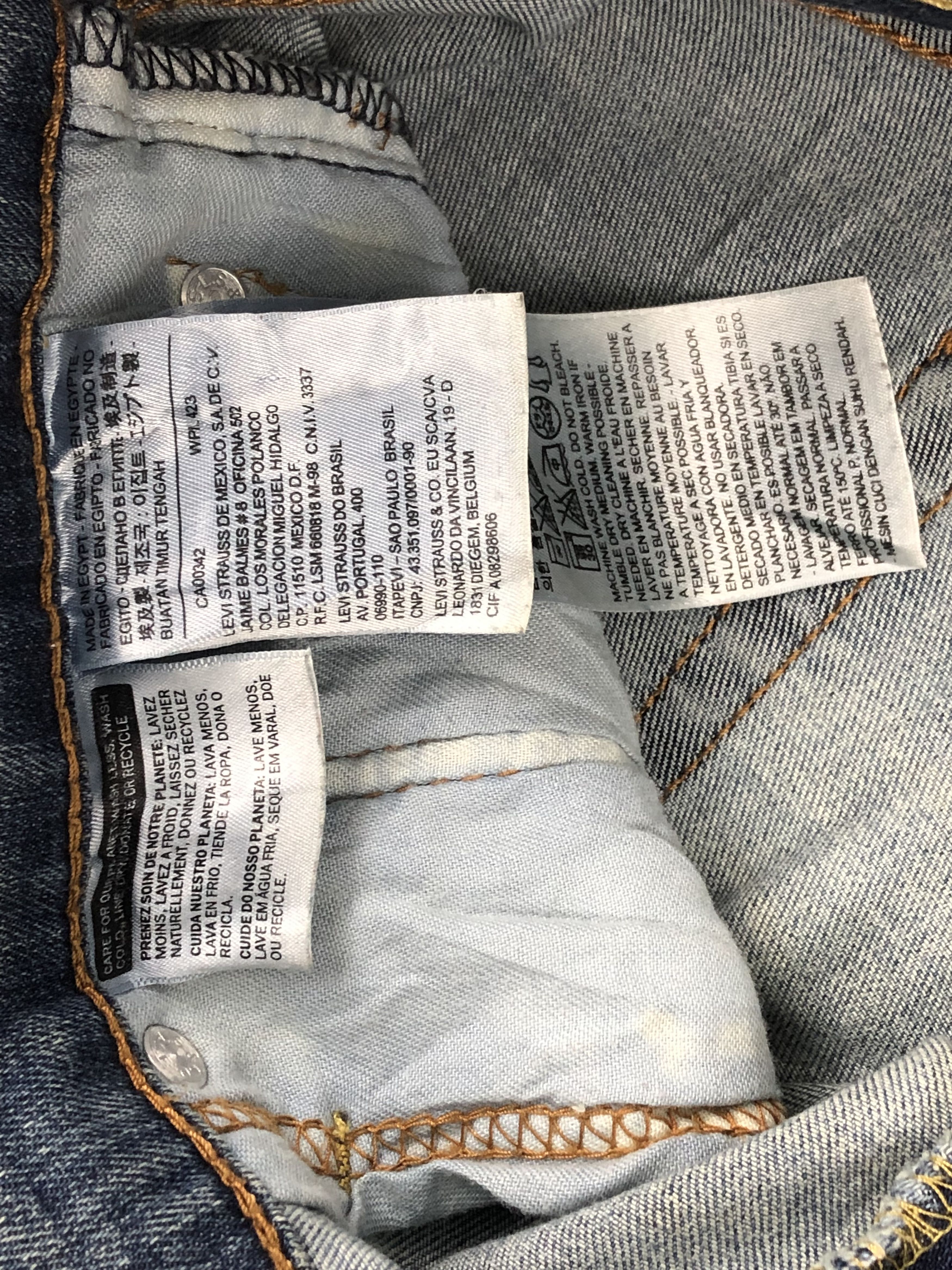 Levi's Faded Blue Vintage Levis 511 Jeans DP1571 Size US 31 - 11 Thumbnail