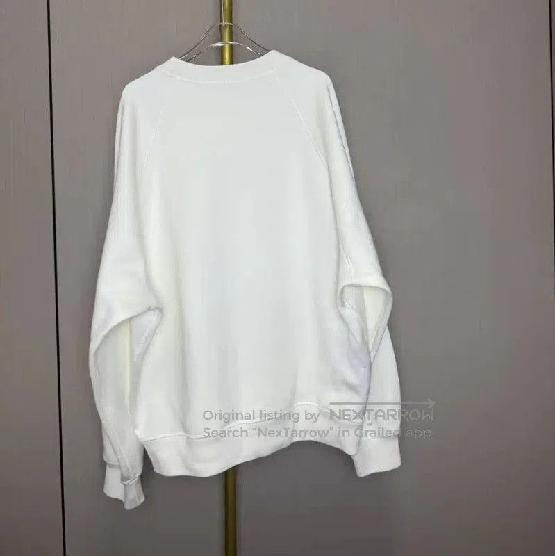 Miu Miu Miu Miu White Cotton Women's Sweatshirt . Size S / US 4 / IT 40 - 2 Thumbnail