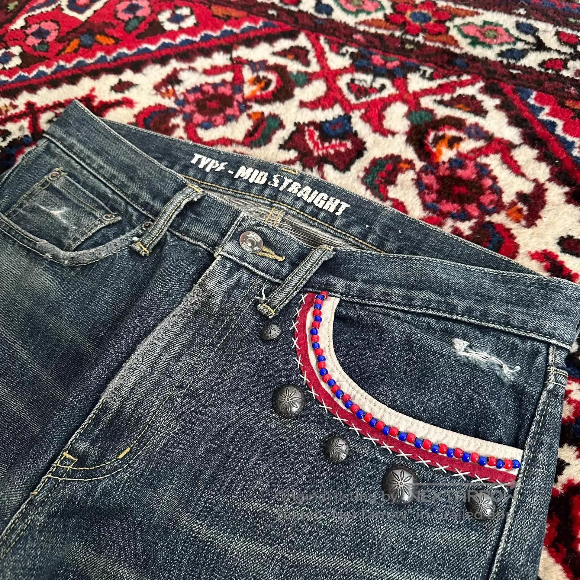 Neighborhood Blue Mid Straight Denim Jeans Size 30. Size US 30 / EU 46 - 7 Thumbnail