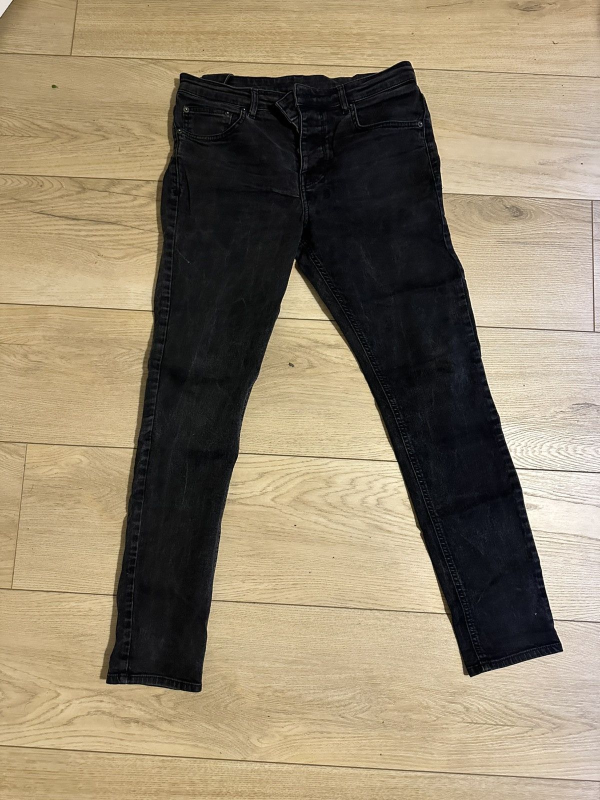 Ksubi Vintage Black Chitch Slim 34” Size US 34 / EU 50 - 1 Thumbnail