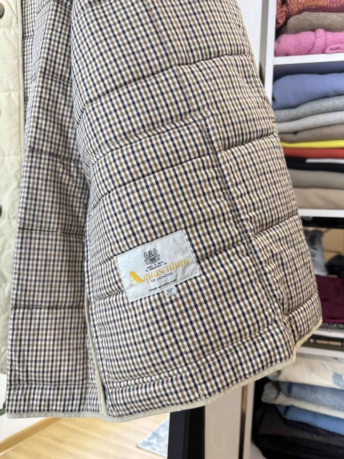 Aquascutum Aquascutum vintage quilted jacket size L-XL Size US L / EU 52-54 / 3 - 6 Thumbnail