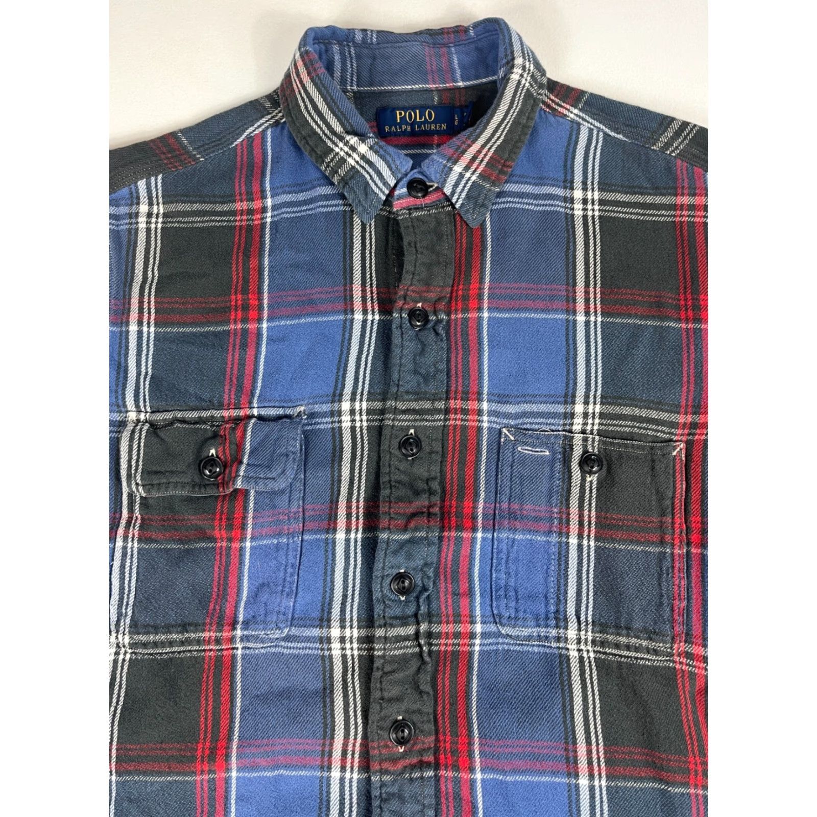 Polo Ralph Lauren Polo Ralph Lauren Button-Up Flannel Shirt Plaid Multicolor Sz L Mens Size US L / EU 52-54 / 3 - 2 Thumbnail