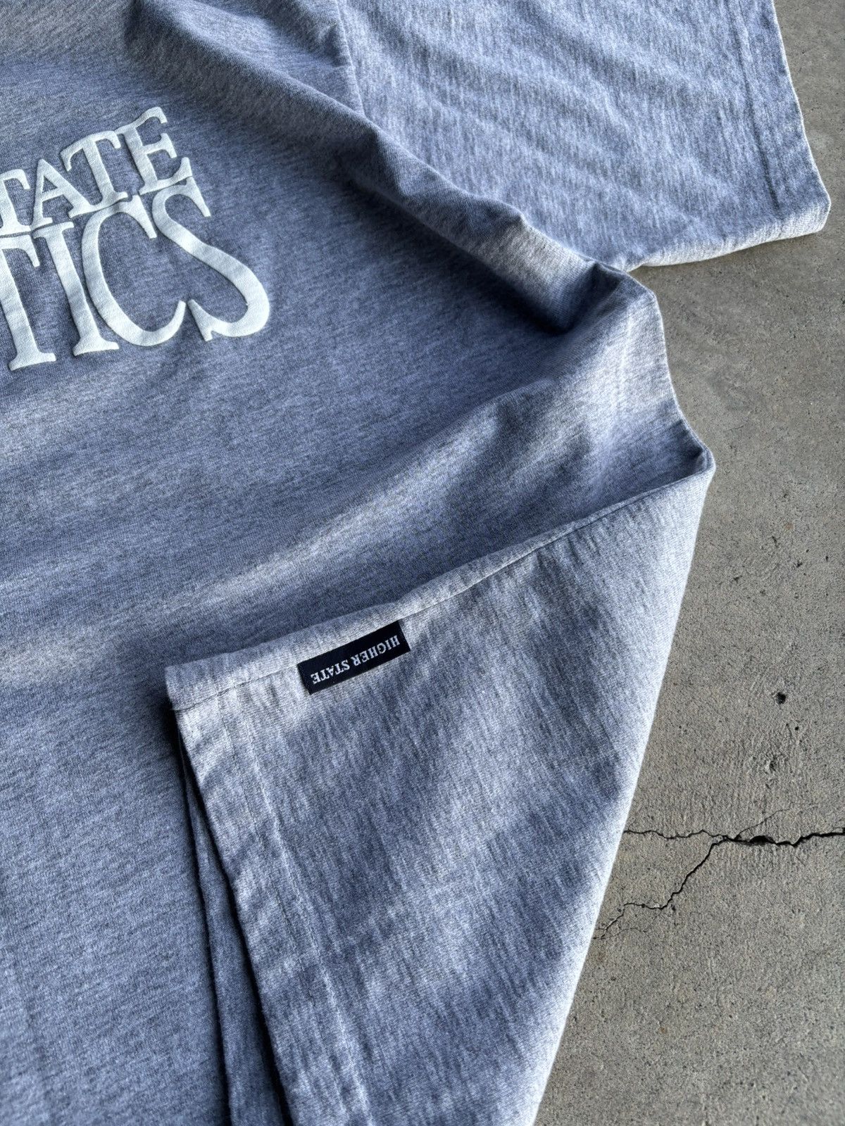Other Vintage 90s Higher State Athletics Boxy Heather Grey Tee Size US XL / EU 56 / 4 - 5 Thumbnail