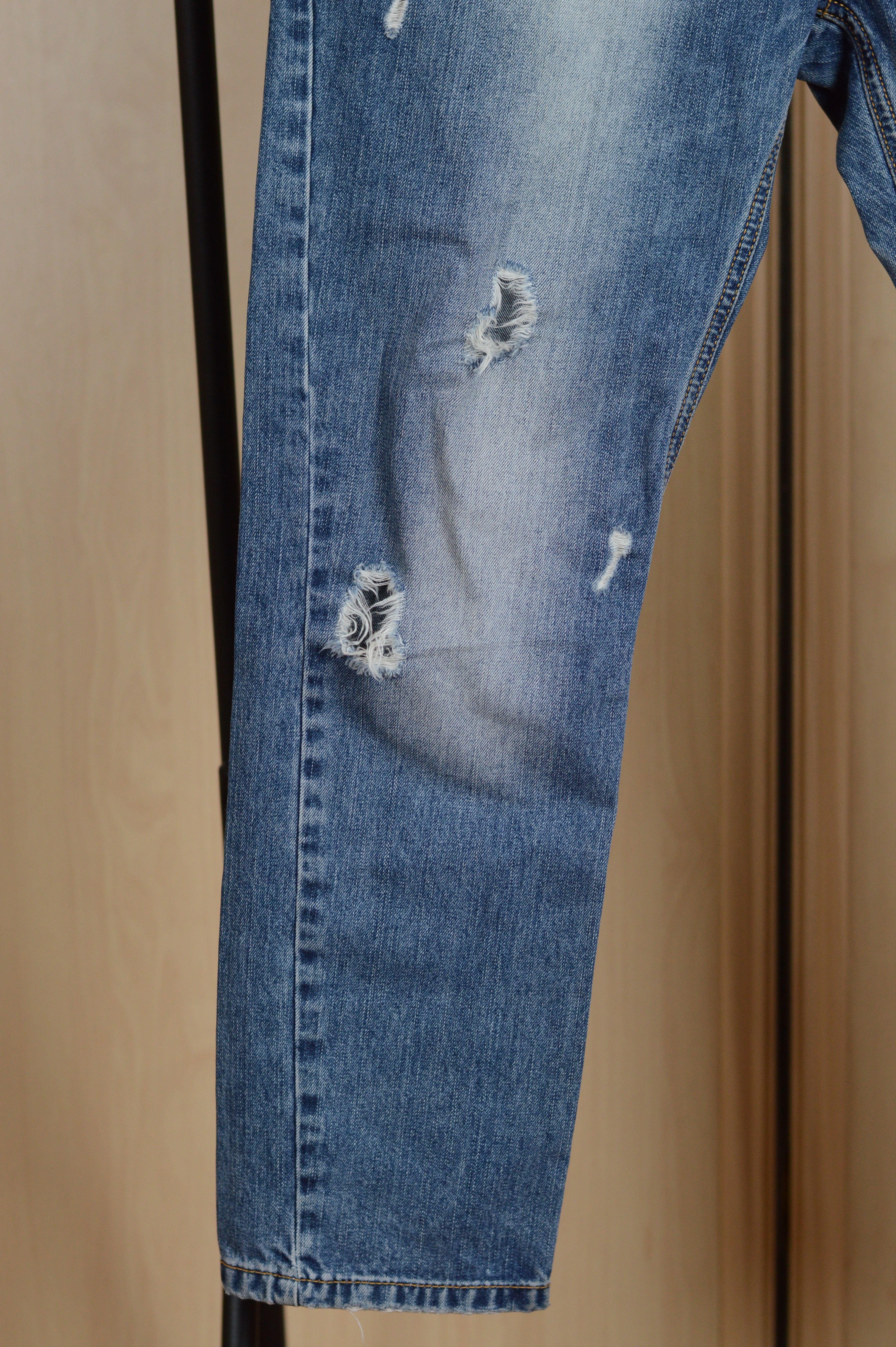 Dirk Bikkembergs Dirk Bikkembergs Distressed Denim Jeans Pants Size US 29 - 3 Thumbnail