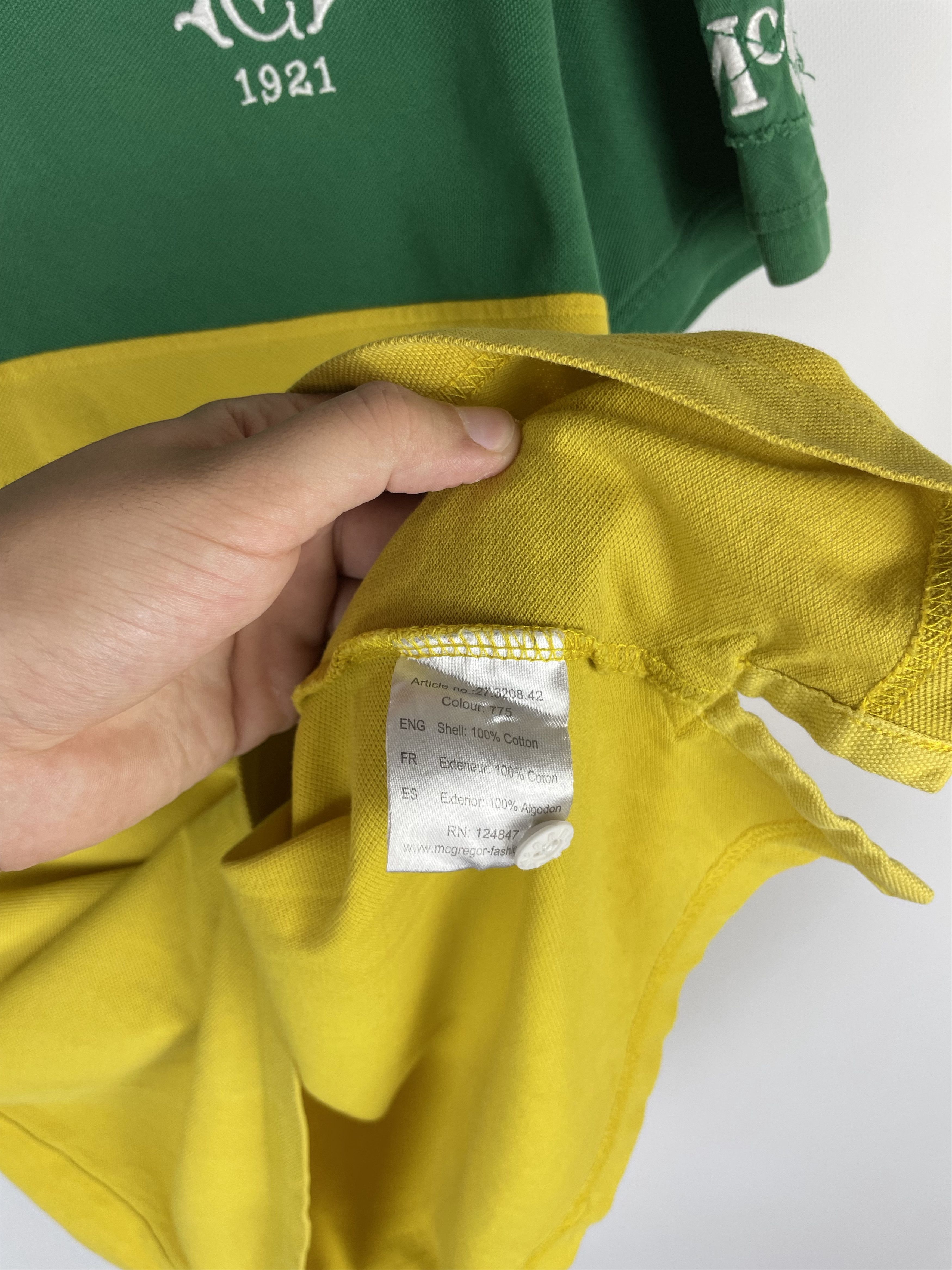 McGregor Vintage Polo Brasil Big Logo 90 Size US XL / EU 56 / 4 - 8 Thumbnail