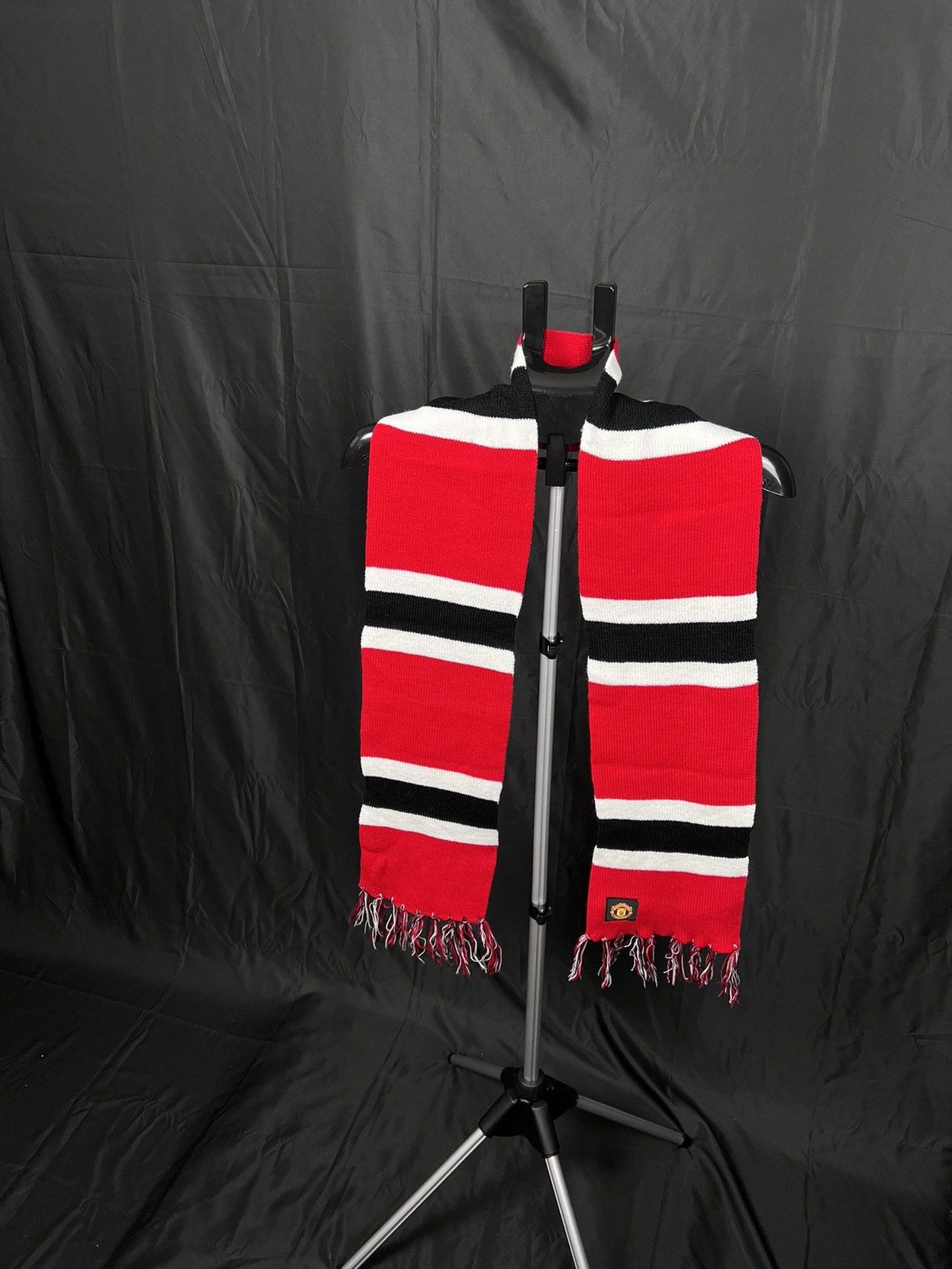 Vintage 🔴 Official Manchester United scarf merch stripped Size ONE SIZE - 1 Thumbnail
