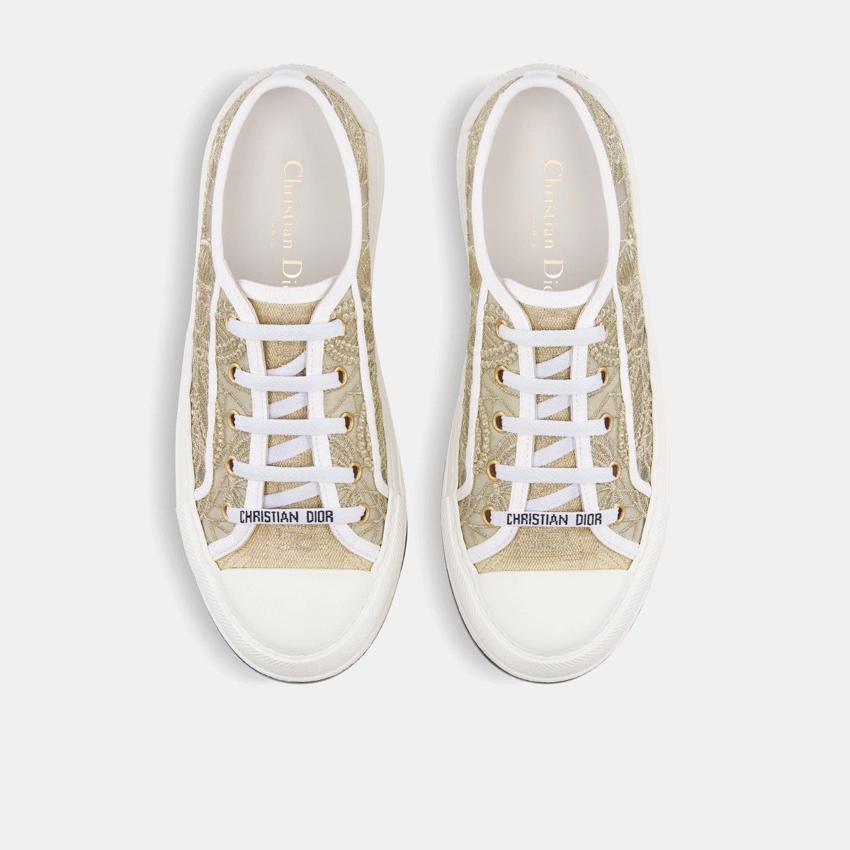 Dior o1bcso1str0225 Walk'n'Dior Platform Sneaker in Golden Size US 10 / IT 40 - 3 Thumbnail