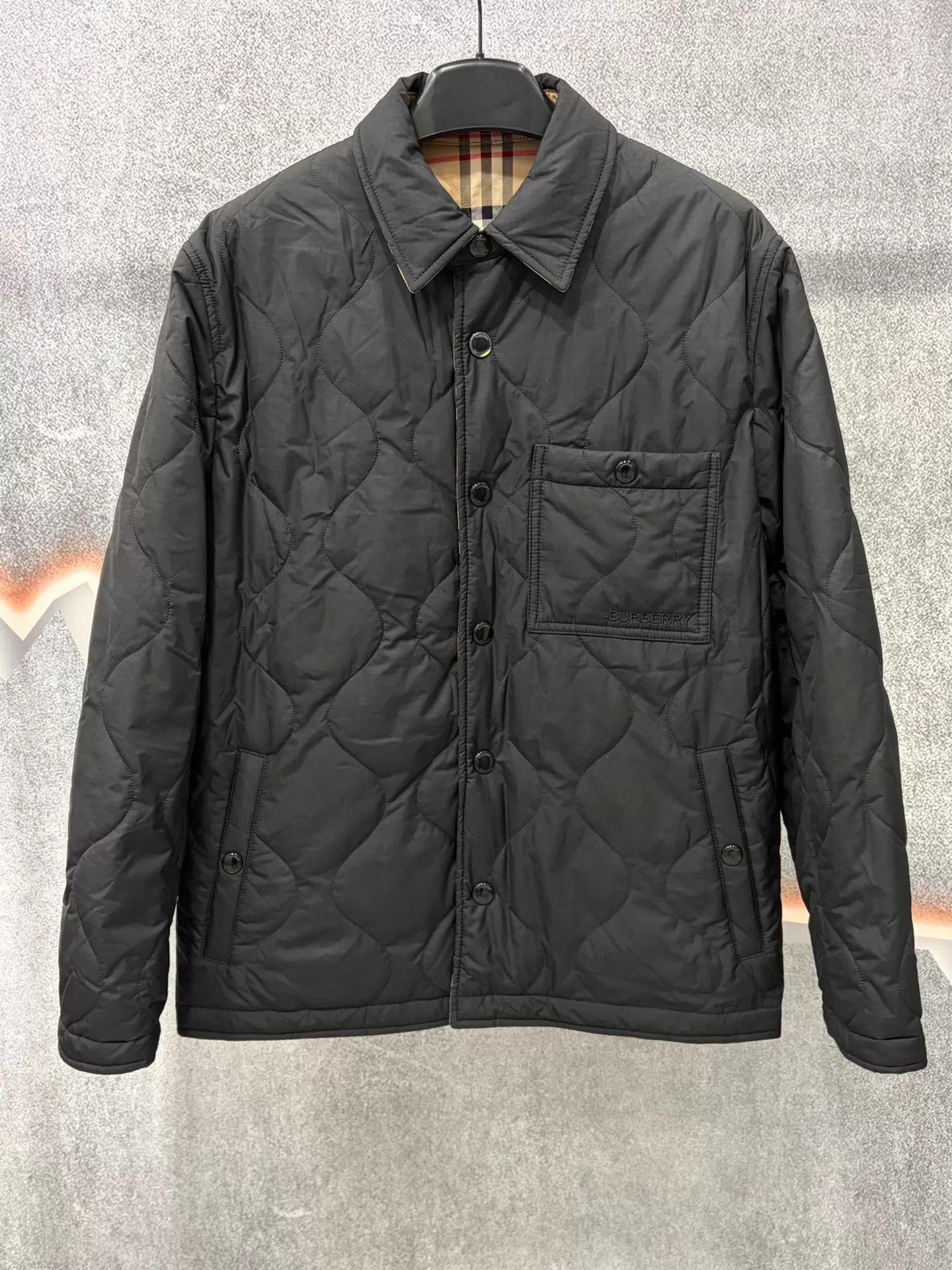 Burberry Burberry new double-faced black cotton coat M Size US M / EU 48-50 / 2 - 1 Thumbnail