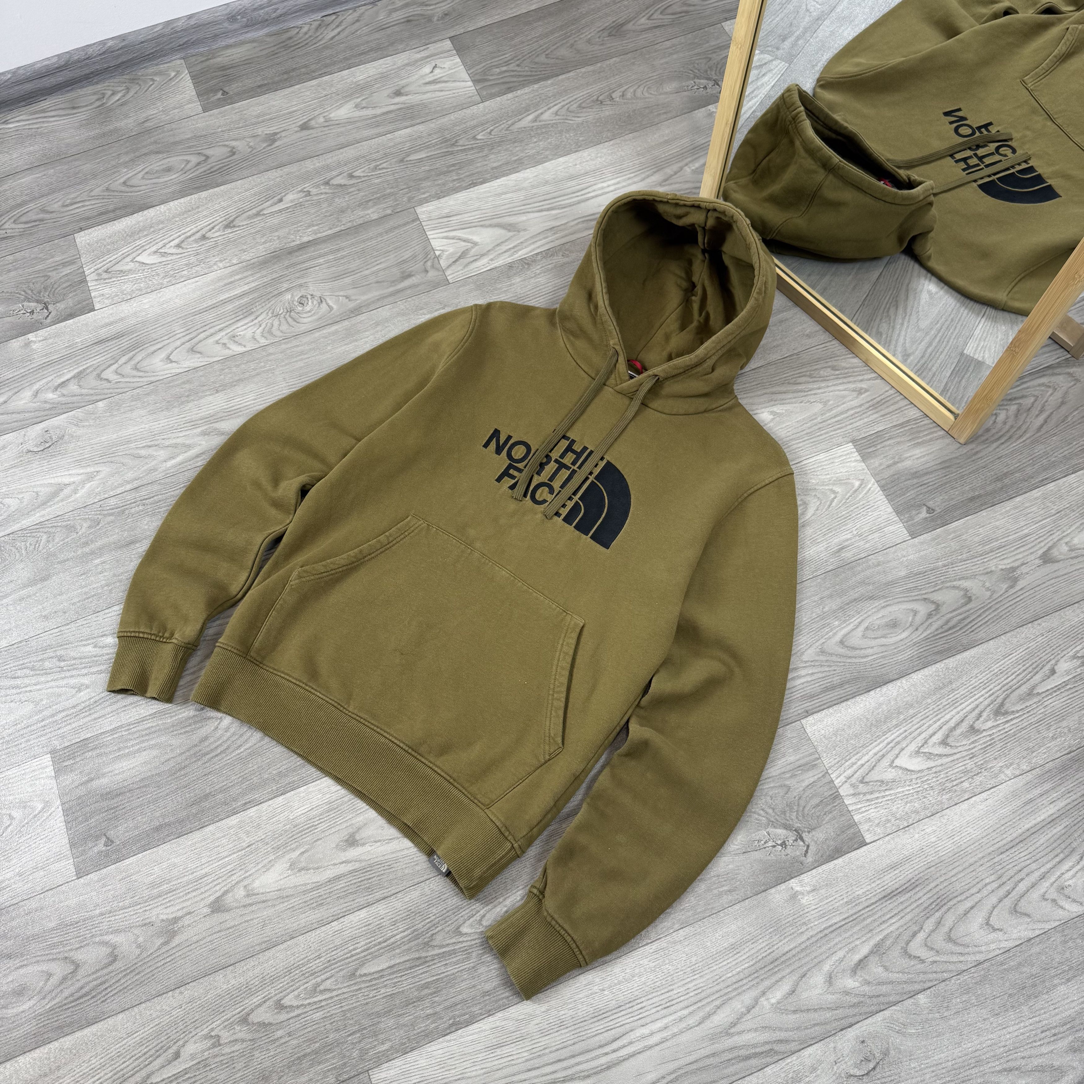 The North Face The North Face Embroidered Khaki Hoodie Hooded Sweat Size US S / EU 44-46 / 1 - 3 Thumbnail