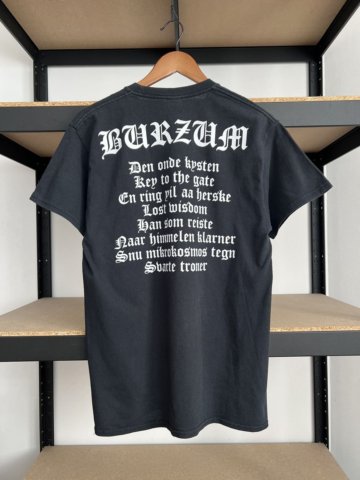Band Tees Burzum Det Som Engang Var Black Metal Band Y2k Black T-shirt Size US M / EU 48-50 / 2 - 2 Thumbnail