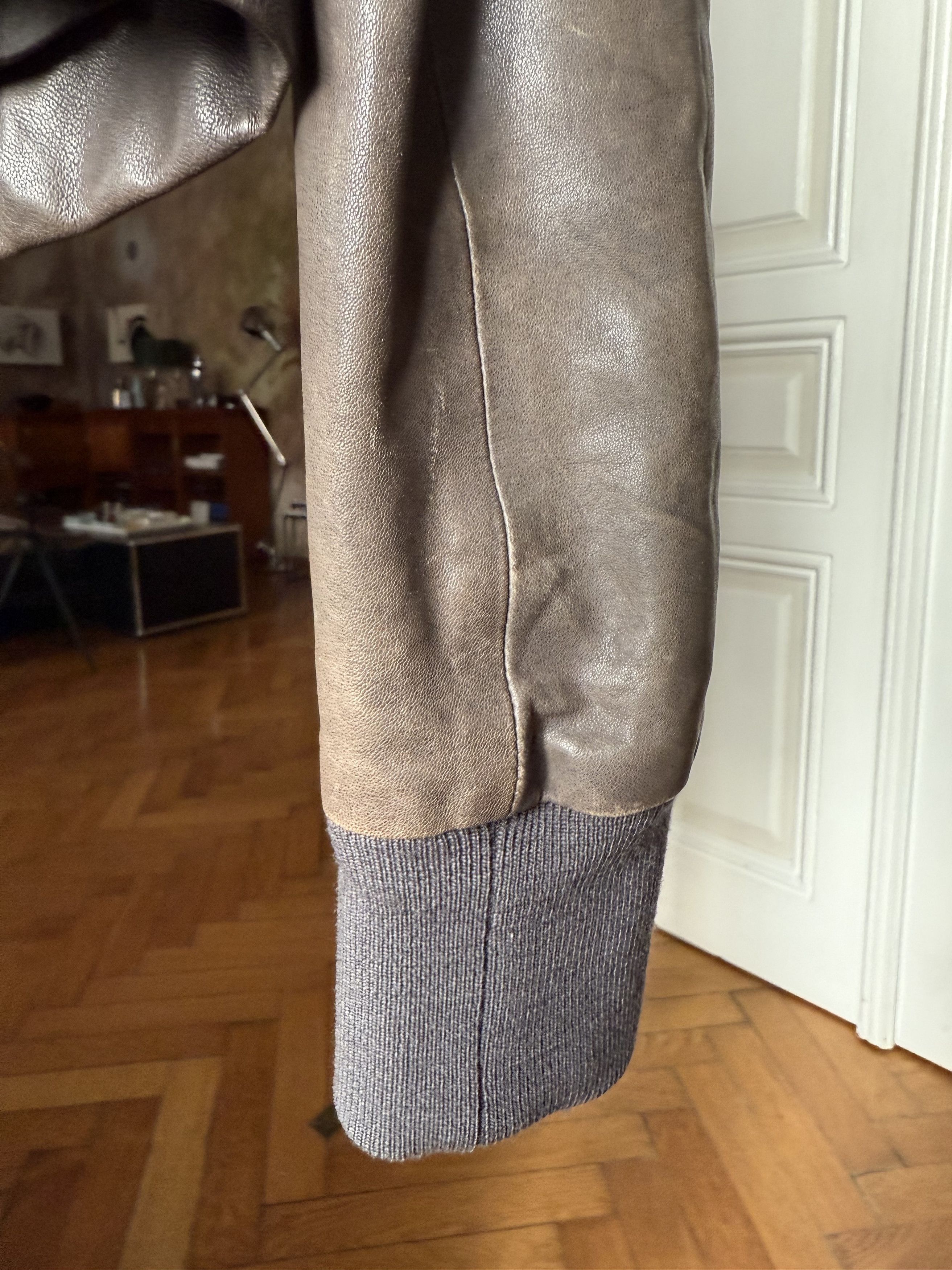 Rick Owens Rick Owens leather jacket -VINTAGE LOOK Size US S / EU 44-46 / 1 - 14 Thumbnail