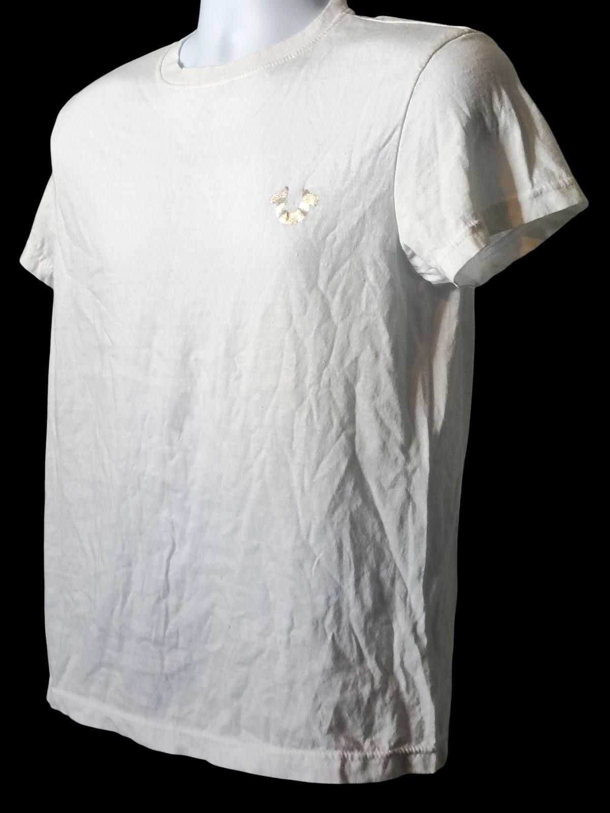 True Religion True Religion Men's White Short Sleeve T-Shirt Size US L / EU 52-54 / 3 - 5 Thumbnail