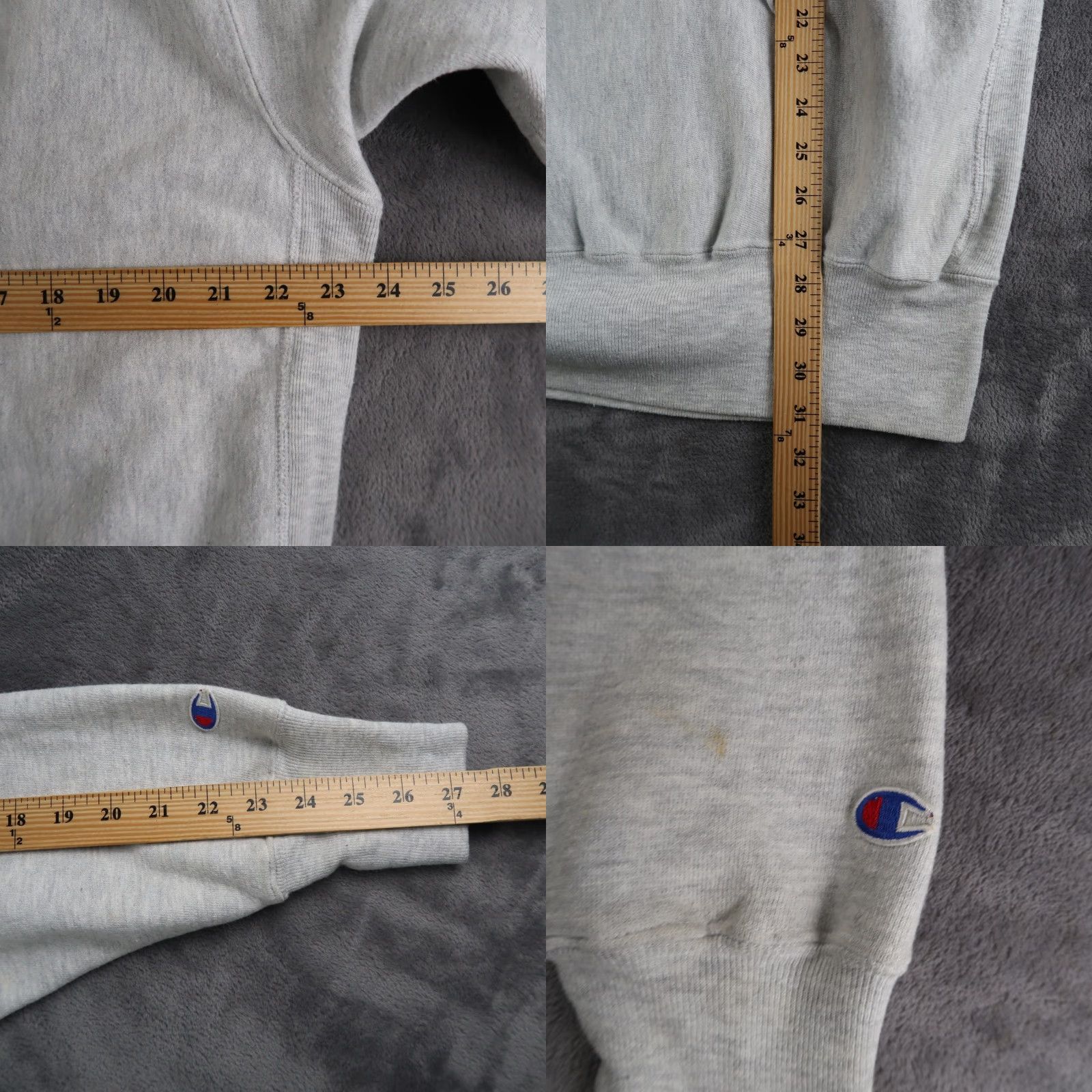 Champion VINTAGE Champion Sweatshirt 2XL Crew Neck Logo Key West Reverse Weave USA 90s Mens Gray Cotton Blend Knit Pullover Size US XXL / EU 58 / 5 - 8 Thumbnail