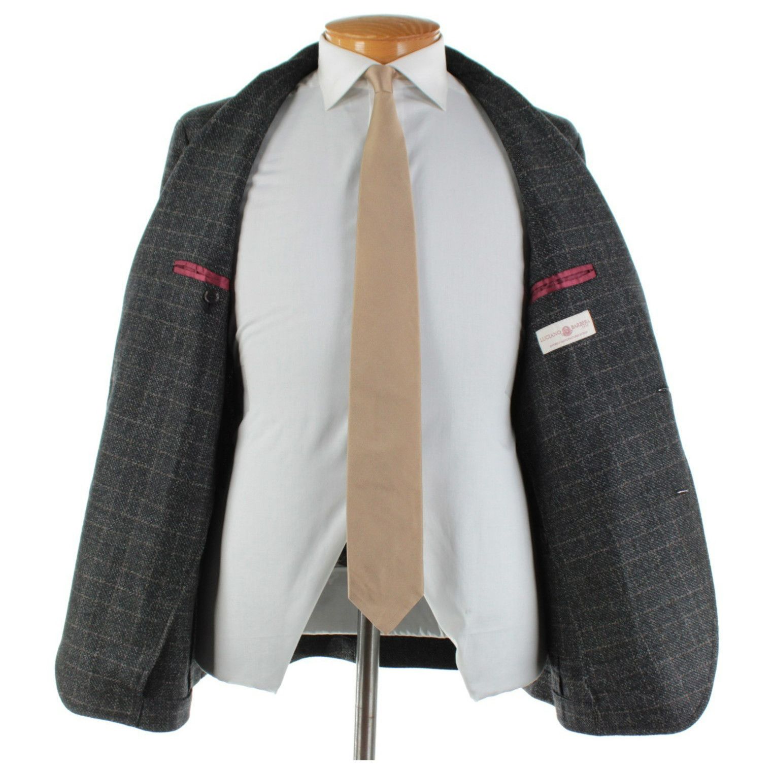 Luciano Barbera Luciano Barbera Sport Coat Size 42 US in Gray Size 42R - 6 Thumbnail